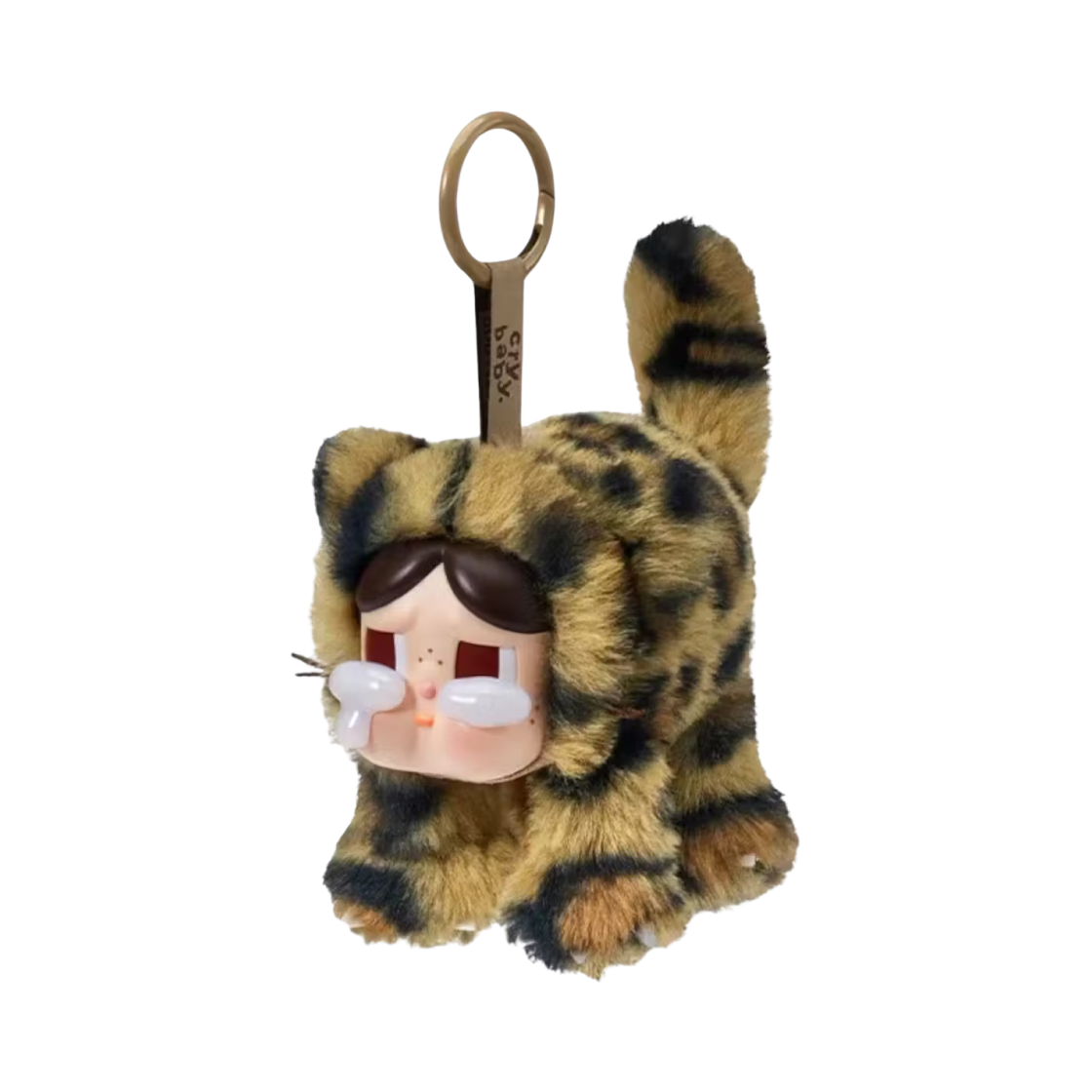 팝마트 크라이베이비 표범 냥이 시리즈 바이닐 플러시 펜던트 와일드 냥이 (개봉 박스)(Pop Mart Crybaby Wild But Cutie Series Vinyl Plush Pendant Wild Cutie (Opened Case))