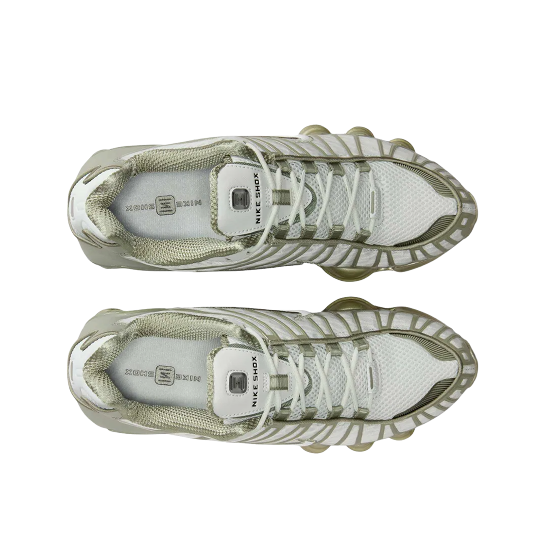 (W) 나이키 샥스 TL 라이트 실버 화이트((W) Nike Shox TL Light Silver White) - 2