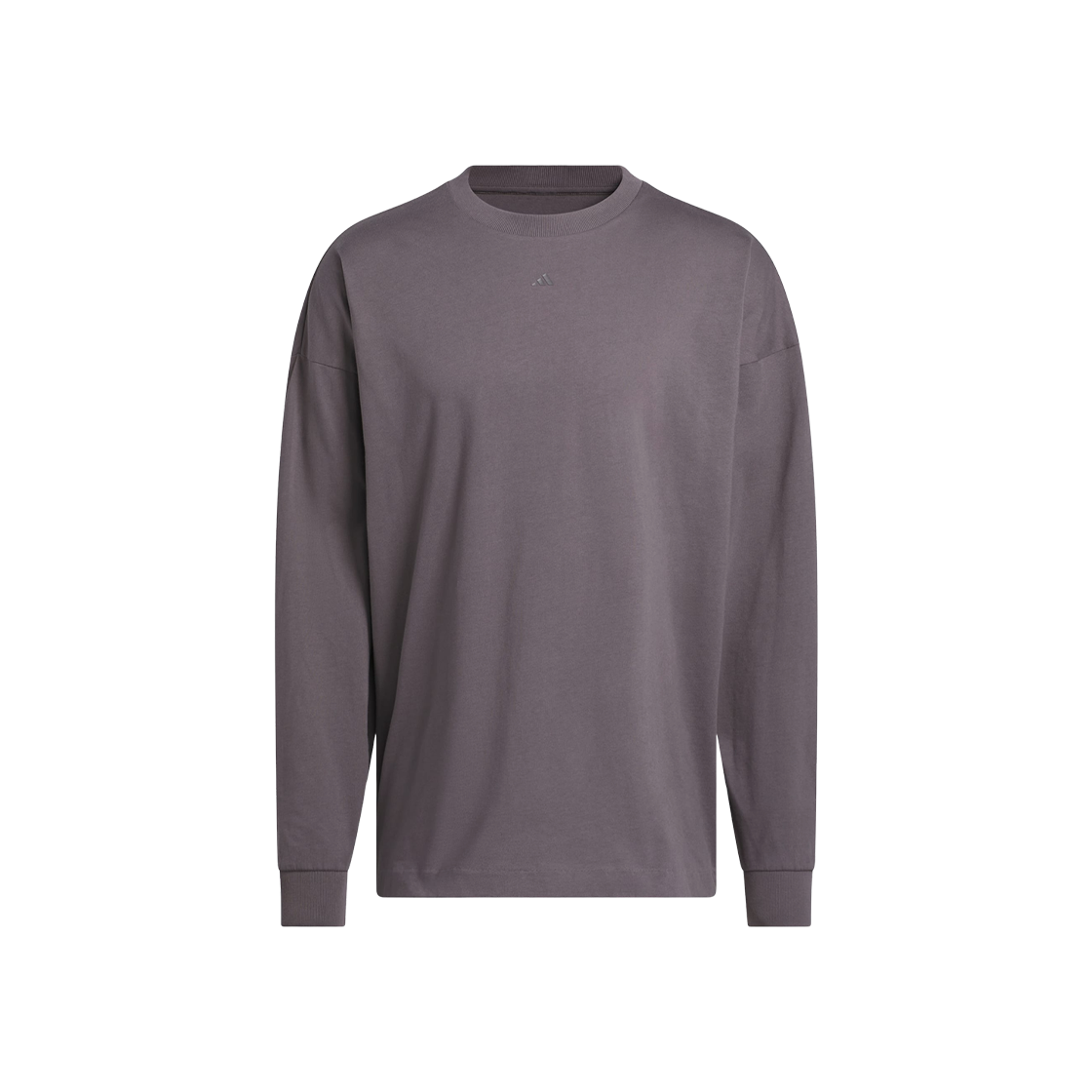 JC7835 Adidas Basketball Long Sleeve T-Shirt Gender Neutral Grey - KR Sizing