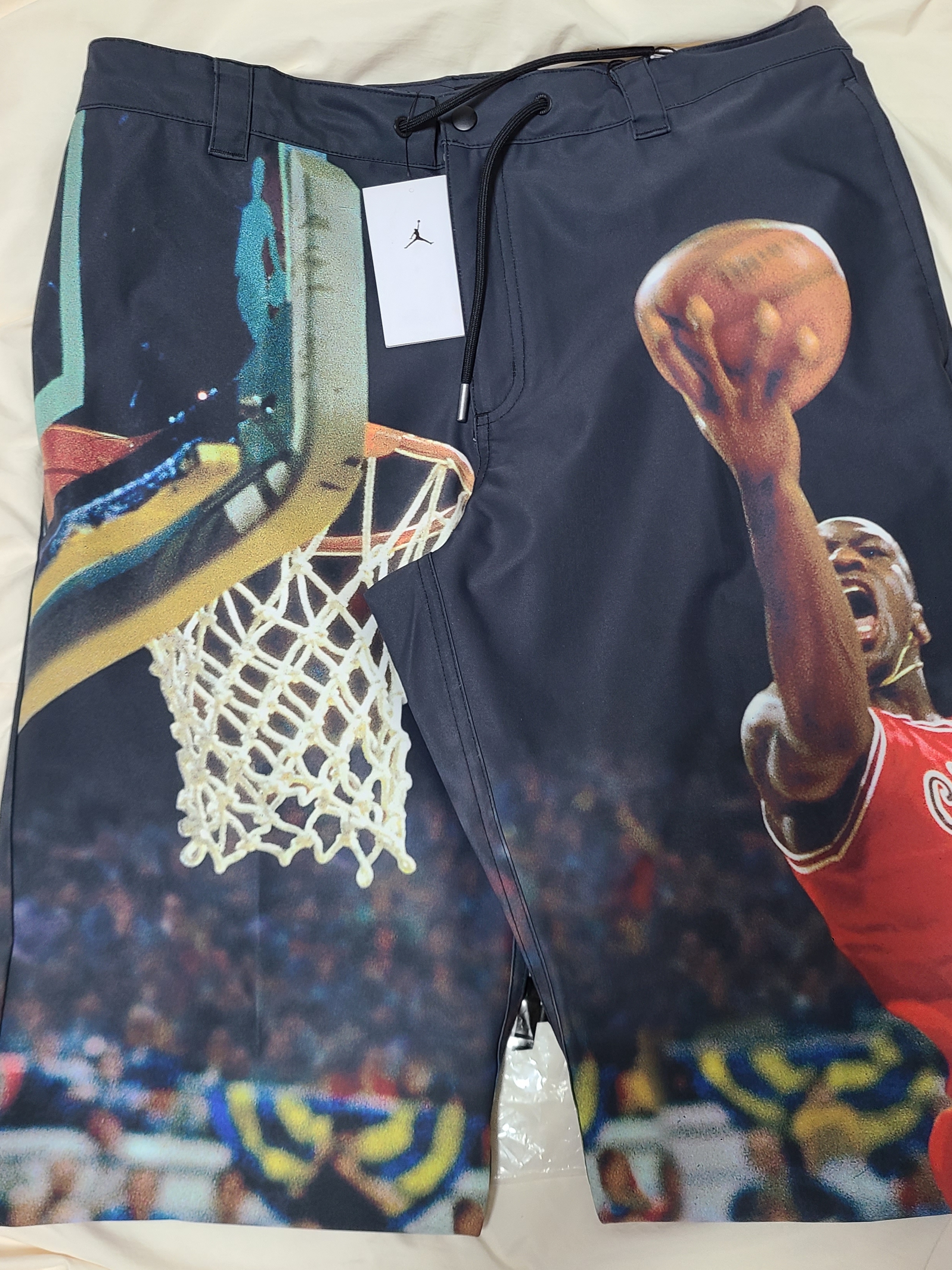 Jordan Flight Heritage Pants Black 착용 스타일 - 1
