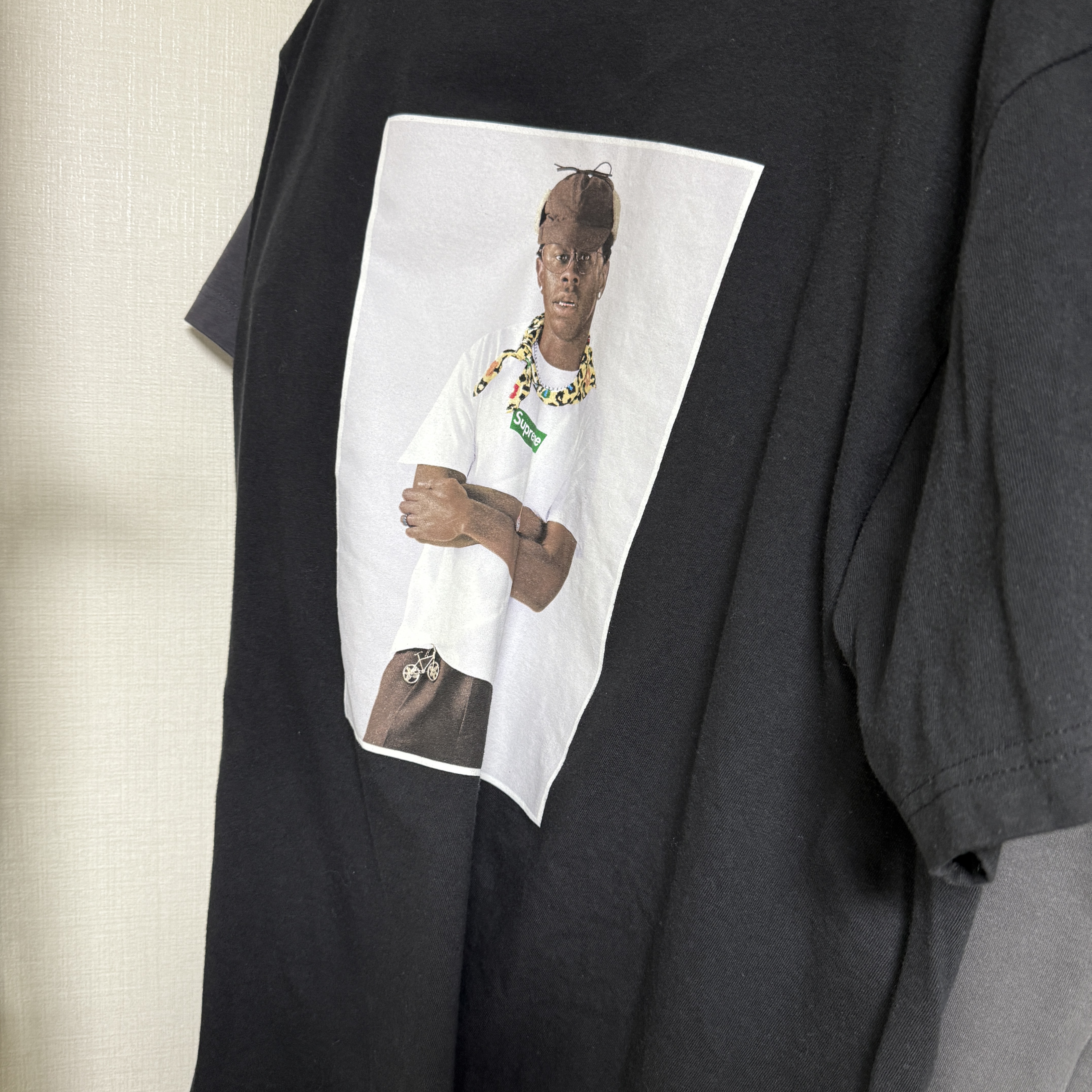 Supreme Tyler The Creator T-Shirt Black - 24FW 착용 스타일
