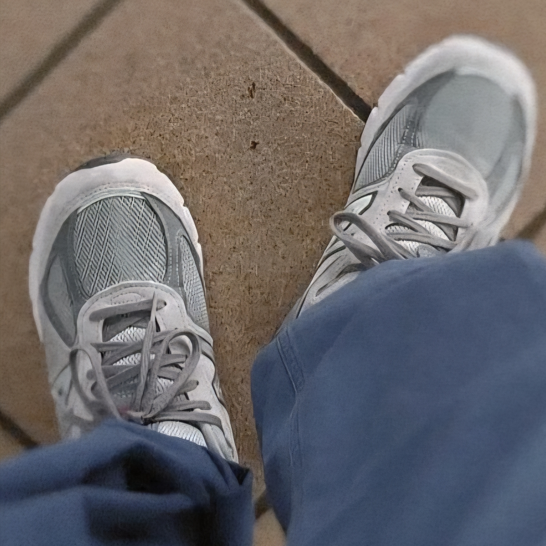 New Balance 990vs4 Made in USA Grey 착용 스타일