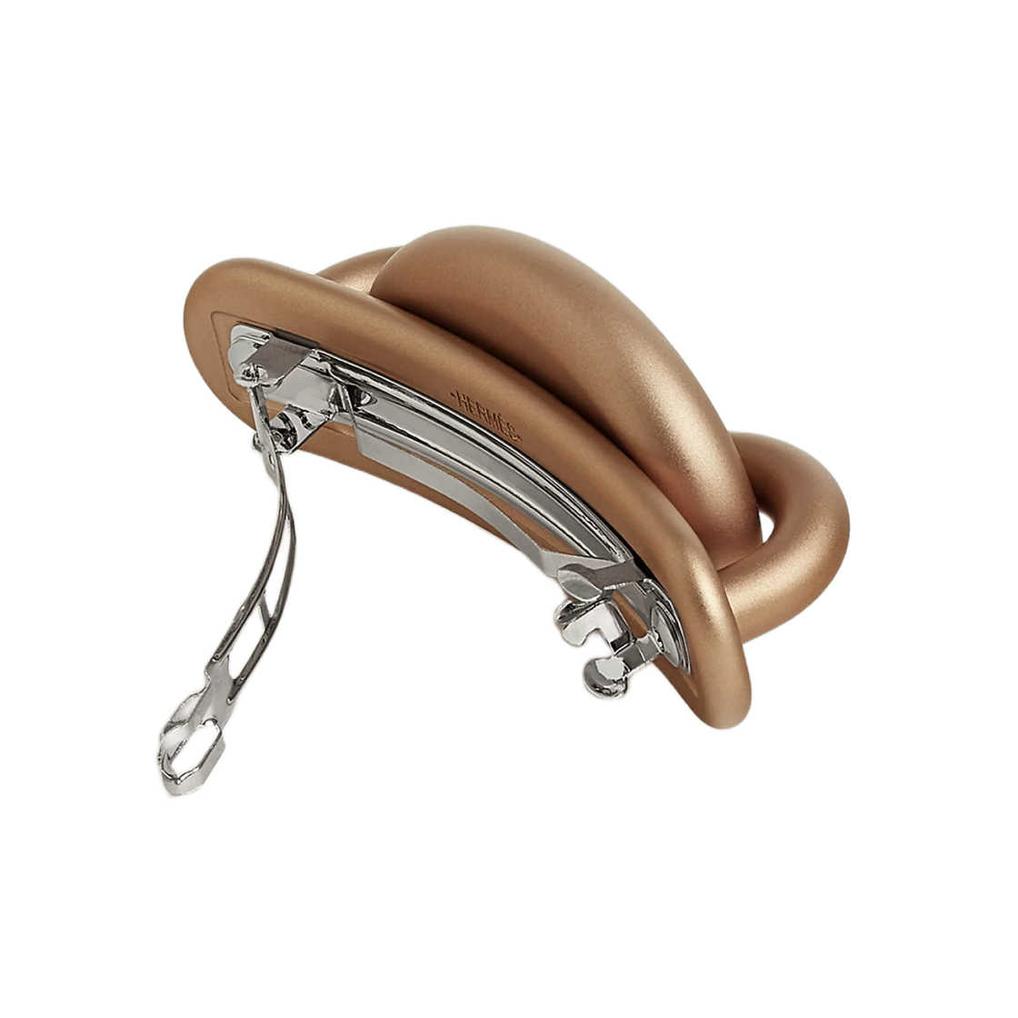 (W) 에르메스 트라이 마이옹 PM 헤어 클립 비스뀌((W) Hermes Tri Maillon PM Hair Clip Biscuit) - 2