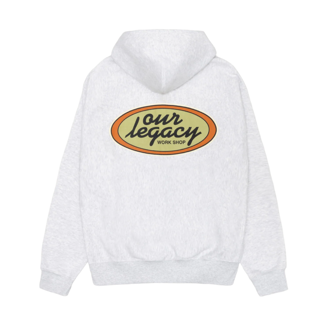 스투시 x 아워레가시 워크샵 오발 집 후드 애쉬 헤더(Stussy x Our Legacy Work Shop Oval Zip Hoodie Ash Heather)