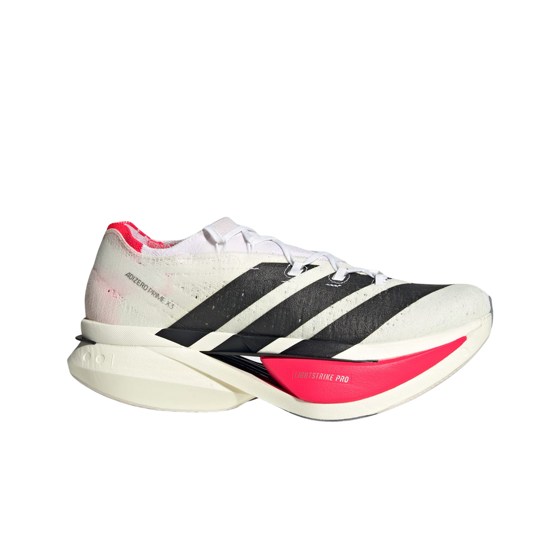 아디다스 아디제로 프라임 X3 스트렁 클라우드 화이트 코어 블랙(Adidas Adizero Prime X3 Strung Cloud White Core Black)