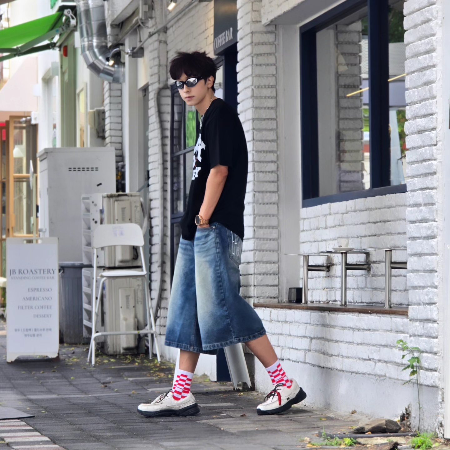 Stussy x Our Legacy Work Shop Pigment Dyed Collegiate T-Shirt Black, [6% 적립] FILA Replica 02/25 Gore-Tex White 착용 스타일 - 3
