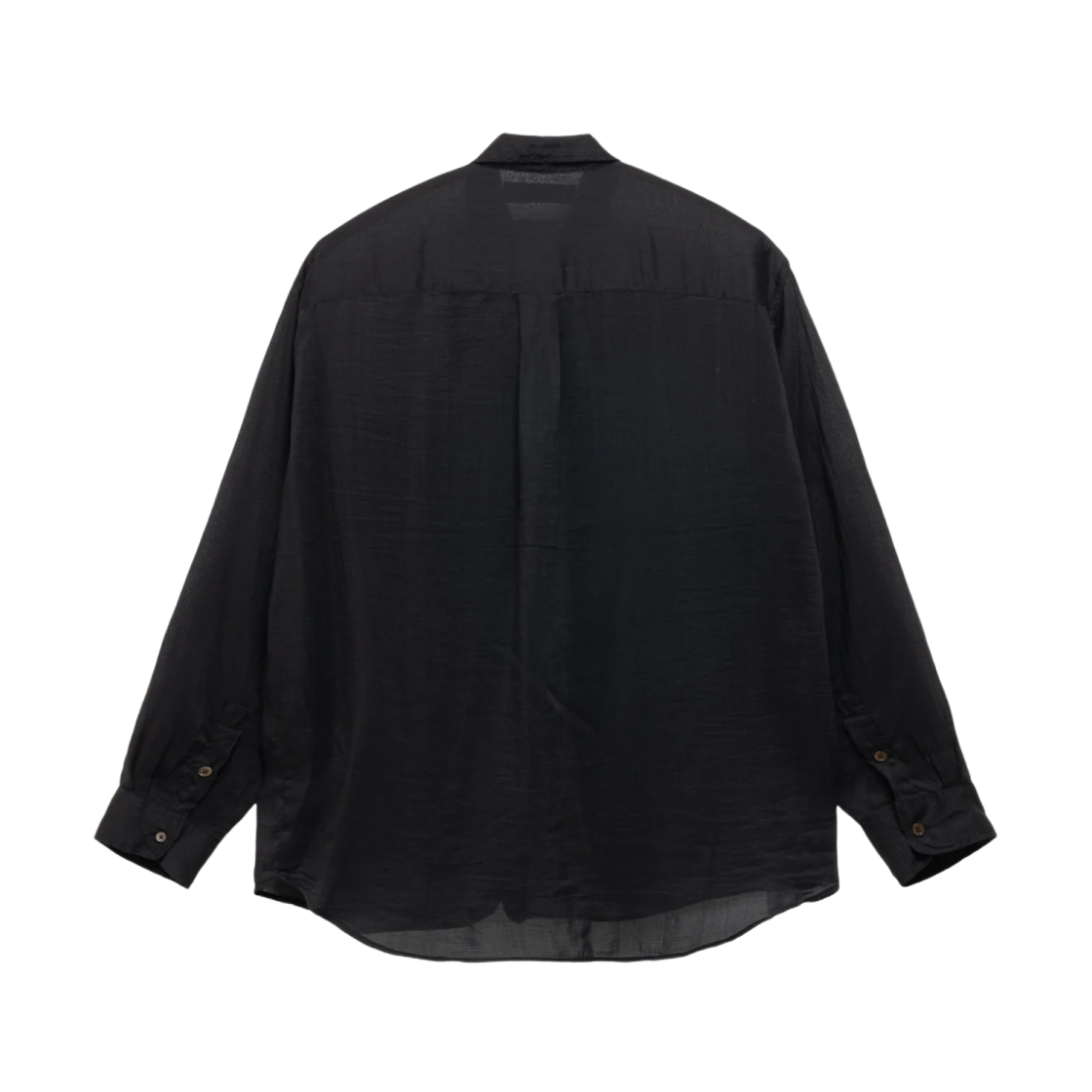 스투시 x 아워레가시 워크샵 셔츠 블랙 코튼 실크(Stussy x Our Legacy Work Shop Shirt Black Cotton Silk) - 2