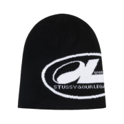 Stussy x Our Legacy Work Shop Oval Skullcap Black
