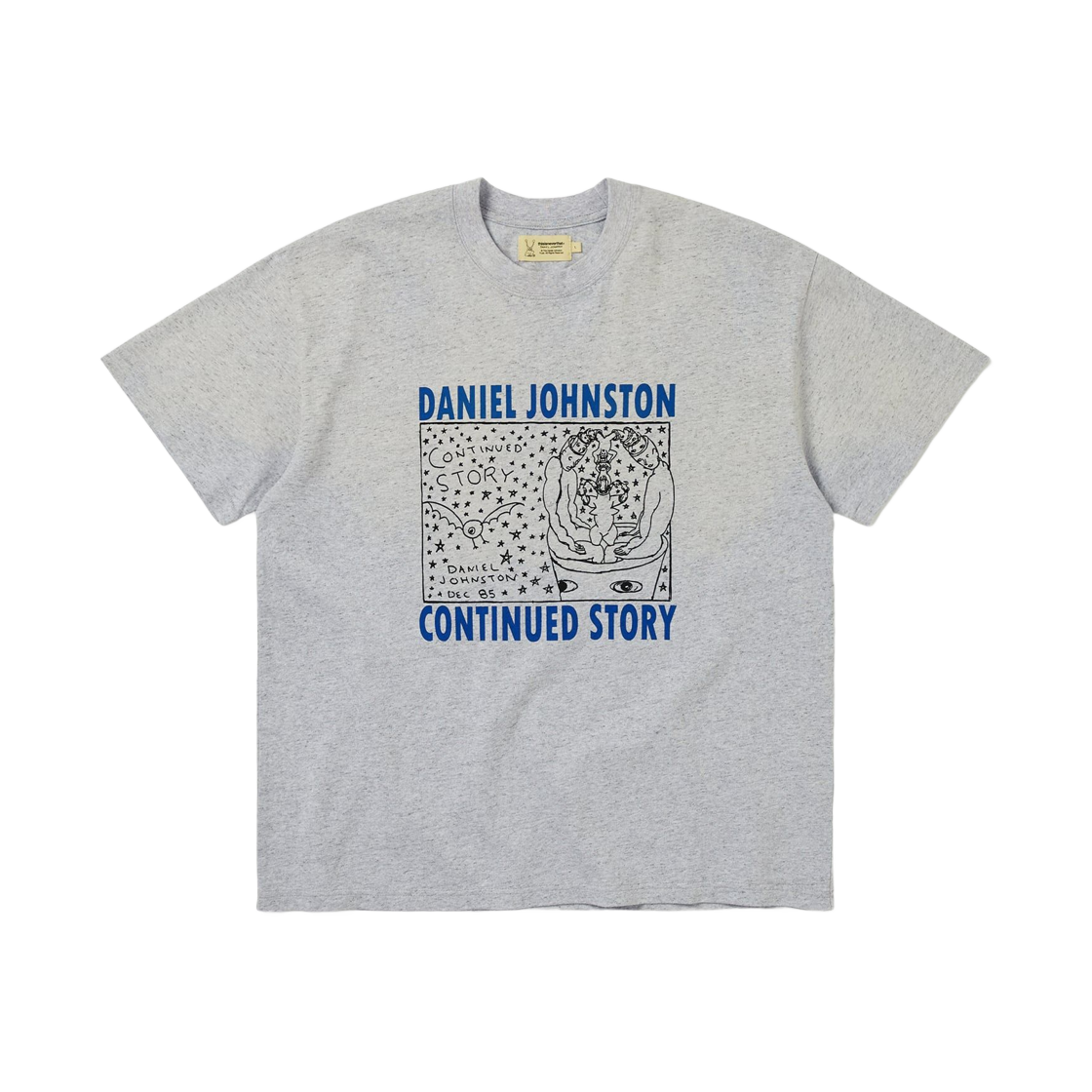 디스이즈네버댓 x 다니엘 존스턴 컨티뉴드 스토리 티셔츠 헤더 그레이(Thisisneverthat x Daniel Johnston Continued Story T-Shirt Heather Grey) - 1