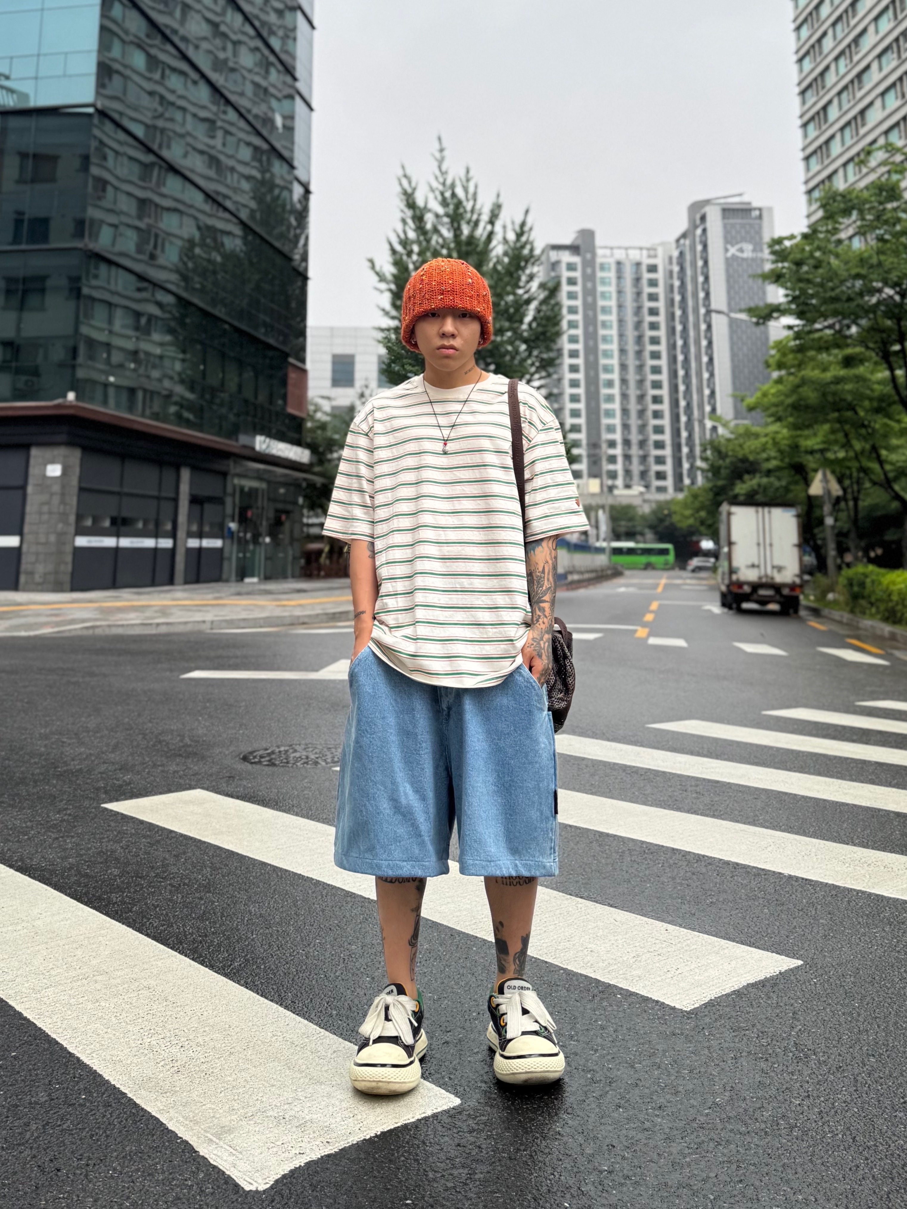 Supreme Mesh Mini Duffle Bag Truetimber Kanati Camo - 25SS 착용 스타일 - 4