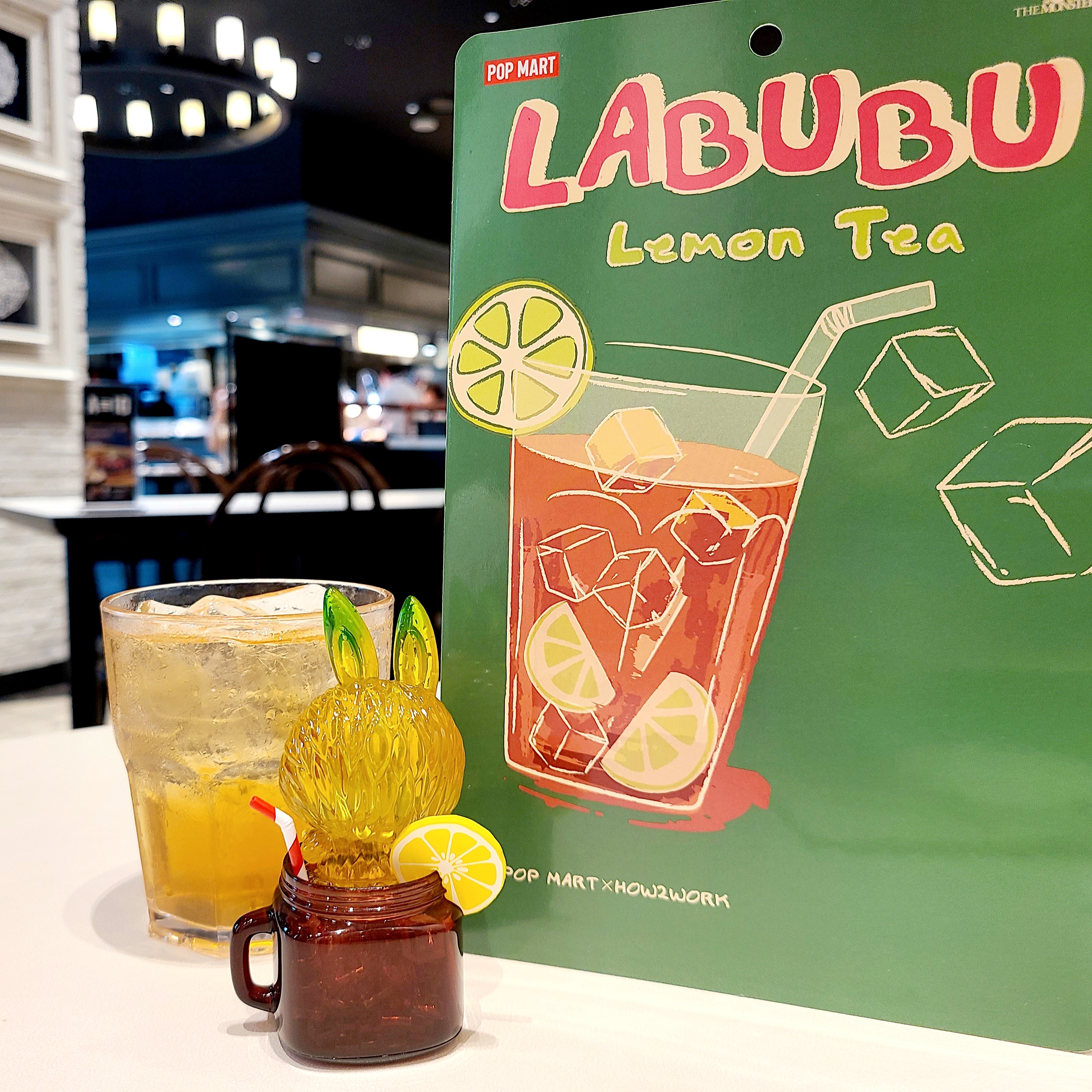 Pop Mart Labubu Lemon Tea Blister 착용 스타일 - 2