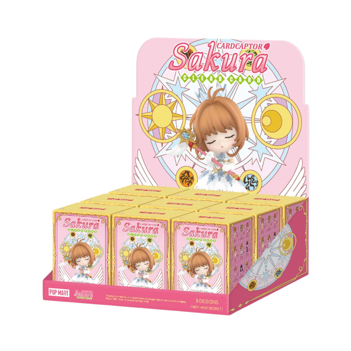 - Pop Mart Cardcaptor Sakura Clear Card Series Figures Sealed Case (9 Blind Boxes)