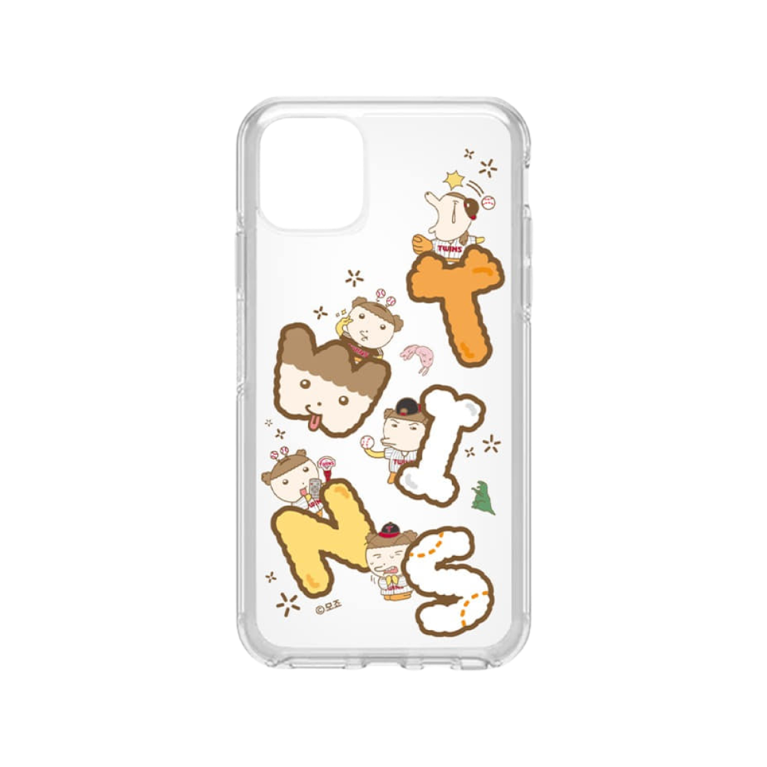 LG 트윈스 x 마루는강쥐 아이폰 트윈스 시그니쳐 폰 케이스 멀티(LG Twins x Maru is a Puppy iphone Twins Signature Phone Case Multi)