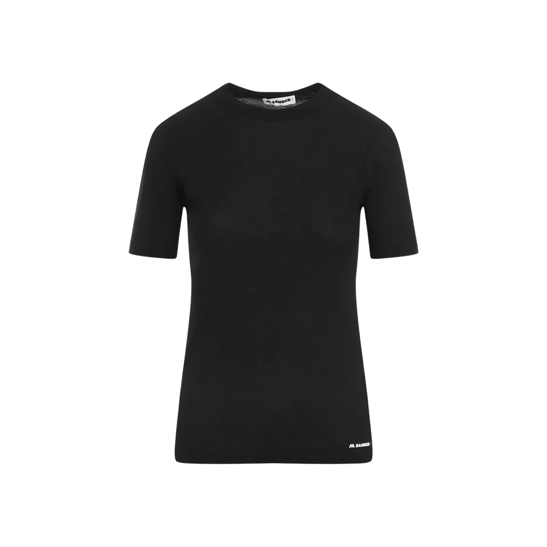 J40GC0005-J45031-001 (W) Jil Sander T-Shirt with Logo Black