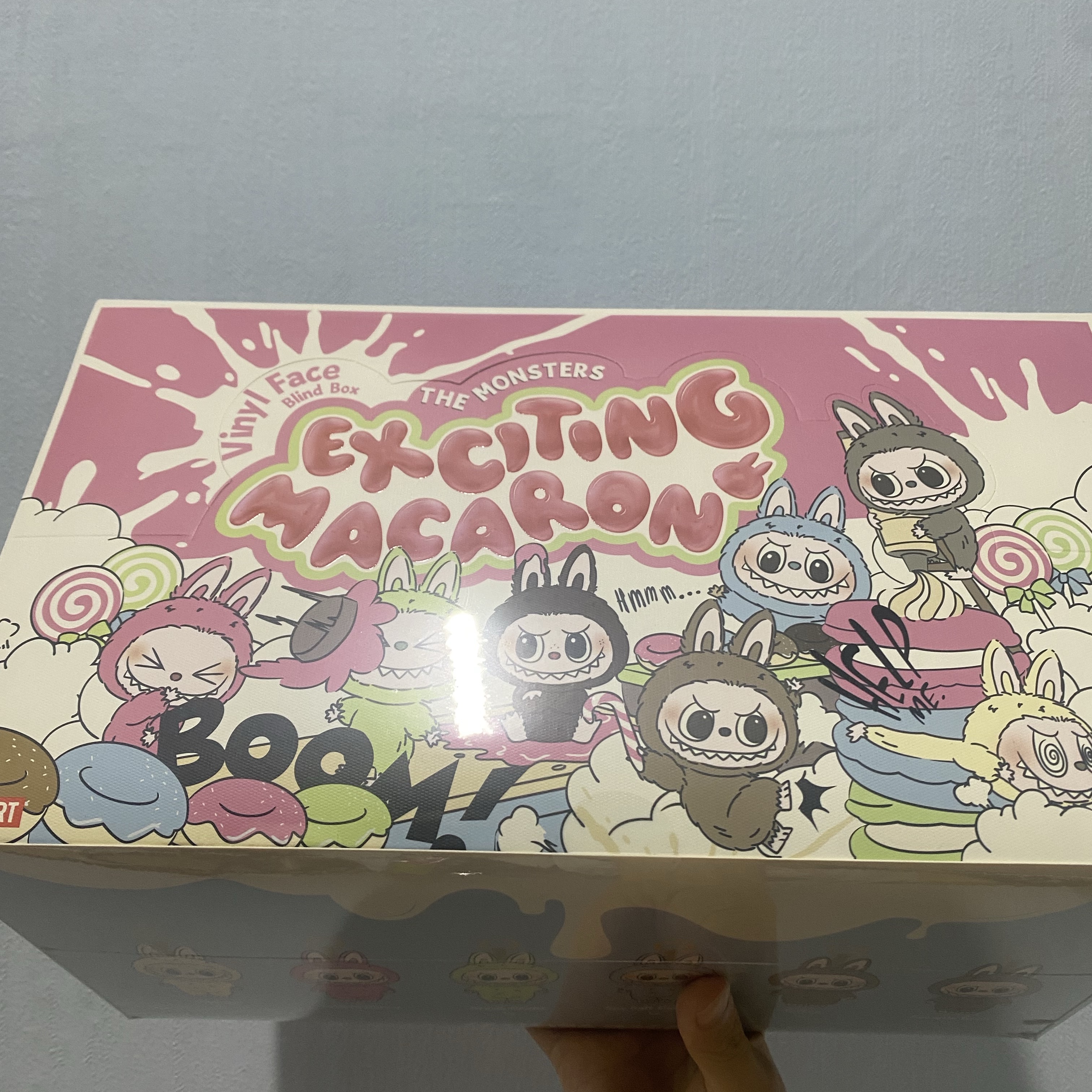 Pop Mart The Monsters Labubu Tasty Macarons Series Sealed Case (6 Blind Boxes) 착용 스타일
