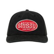Stussy x Our Legacy Work Shop Mid-depth Cap Black