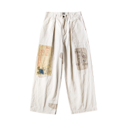 Kapital Mura Twill Fatigue Baggy Pants Rush Week Remake Kinari