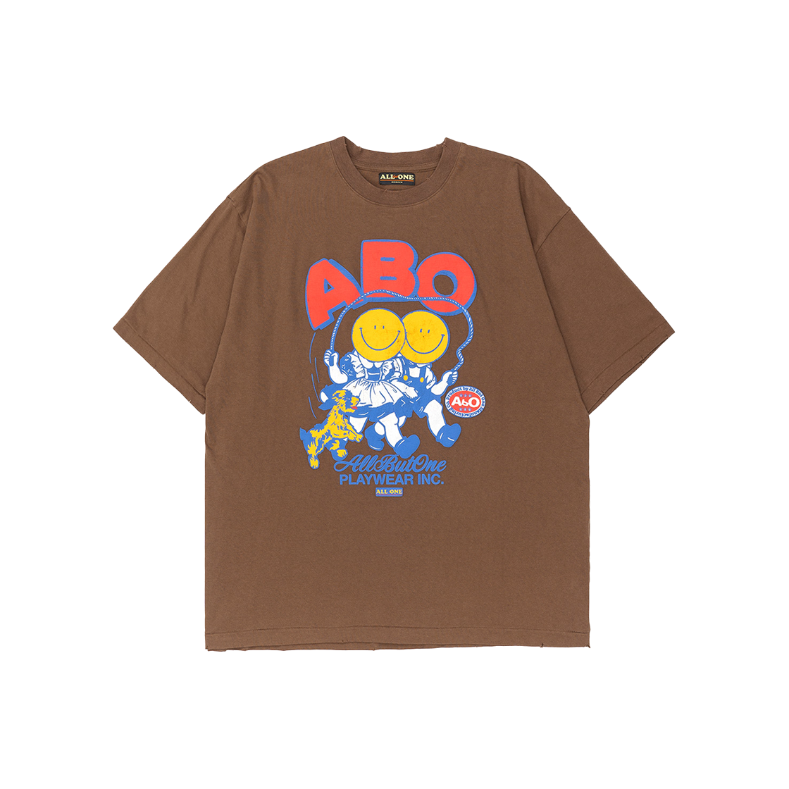 AB25SSUHE003BR ABO Skipping Tee Brown Brons