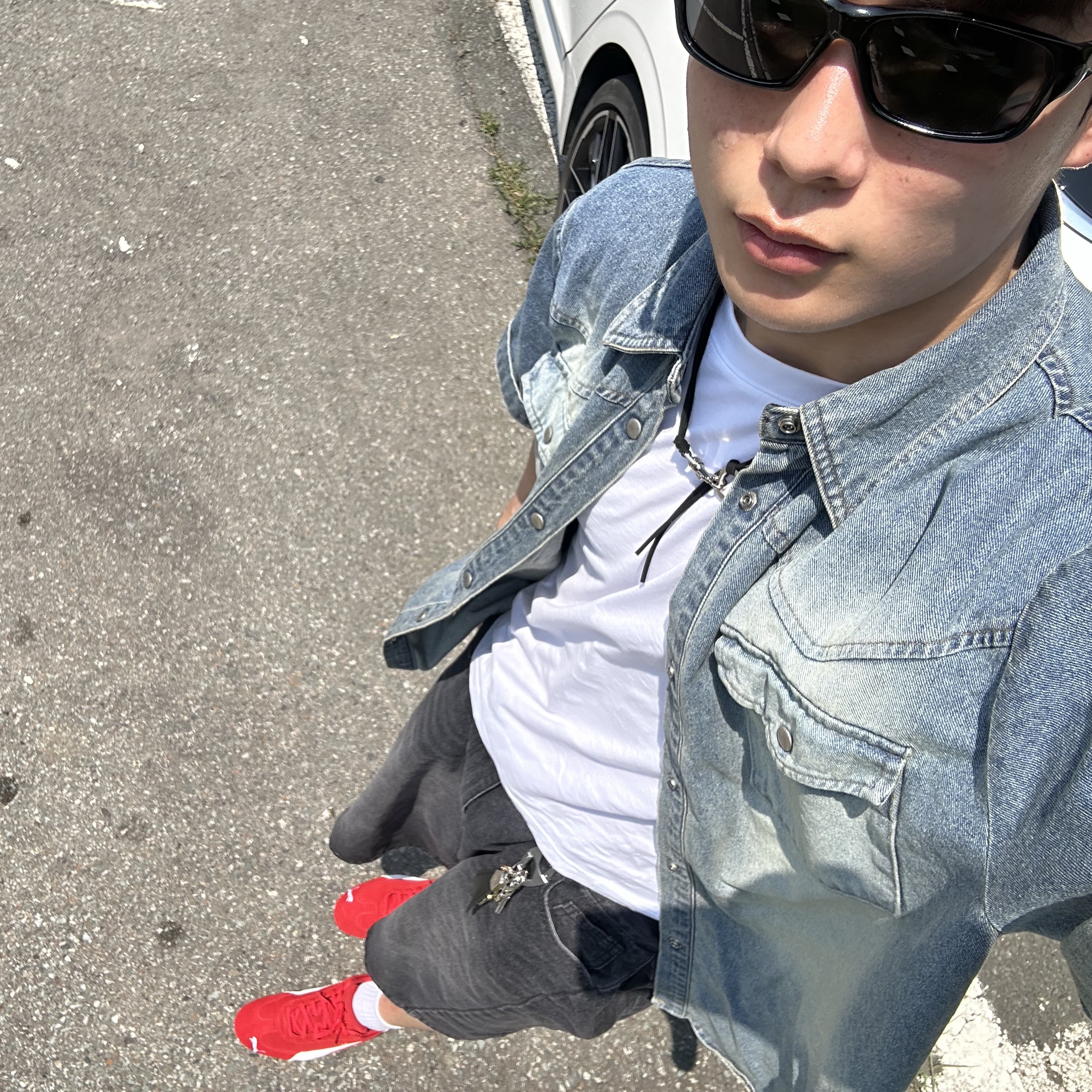 Puma Speedcat OG Red White 착용 스타일