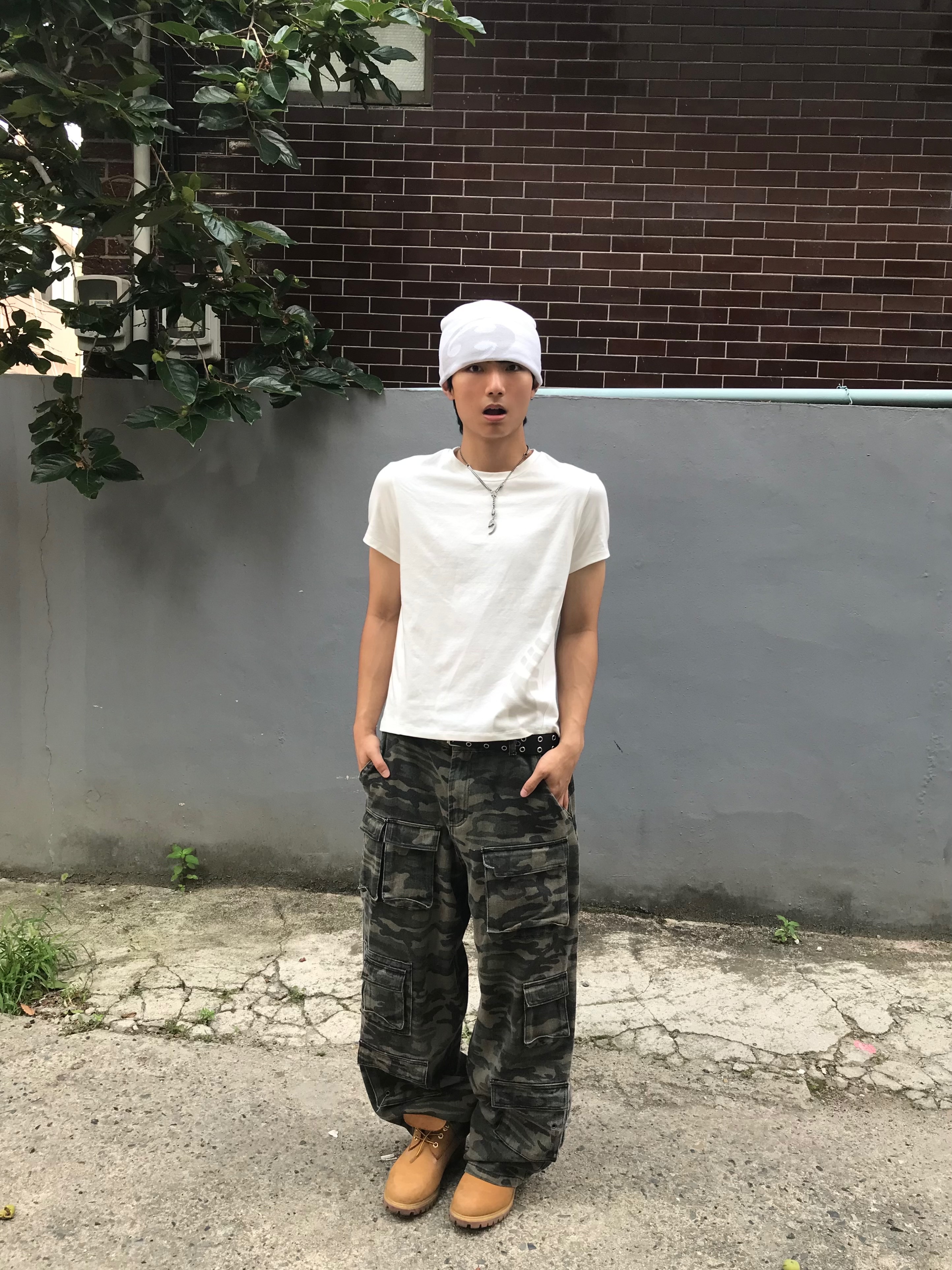 Sansan Gear Logo Beanie White, Timberland Premium 6 inch Waterproof Boot Wheat Nubuck - Wide 착용 스타일 - 2