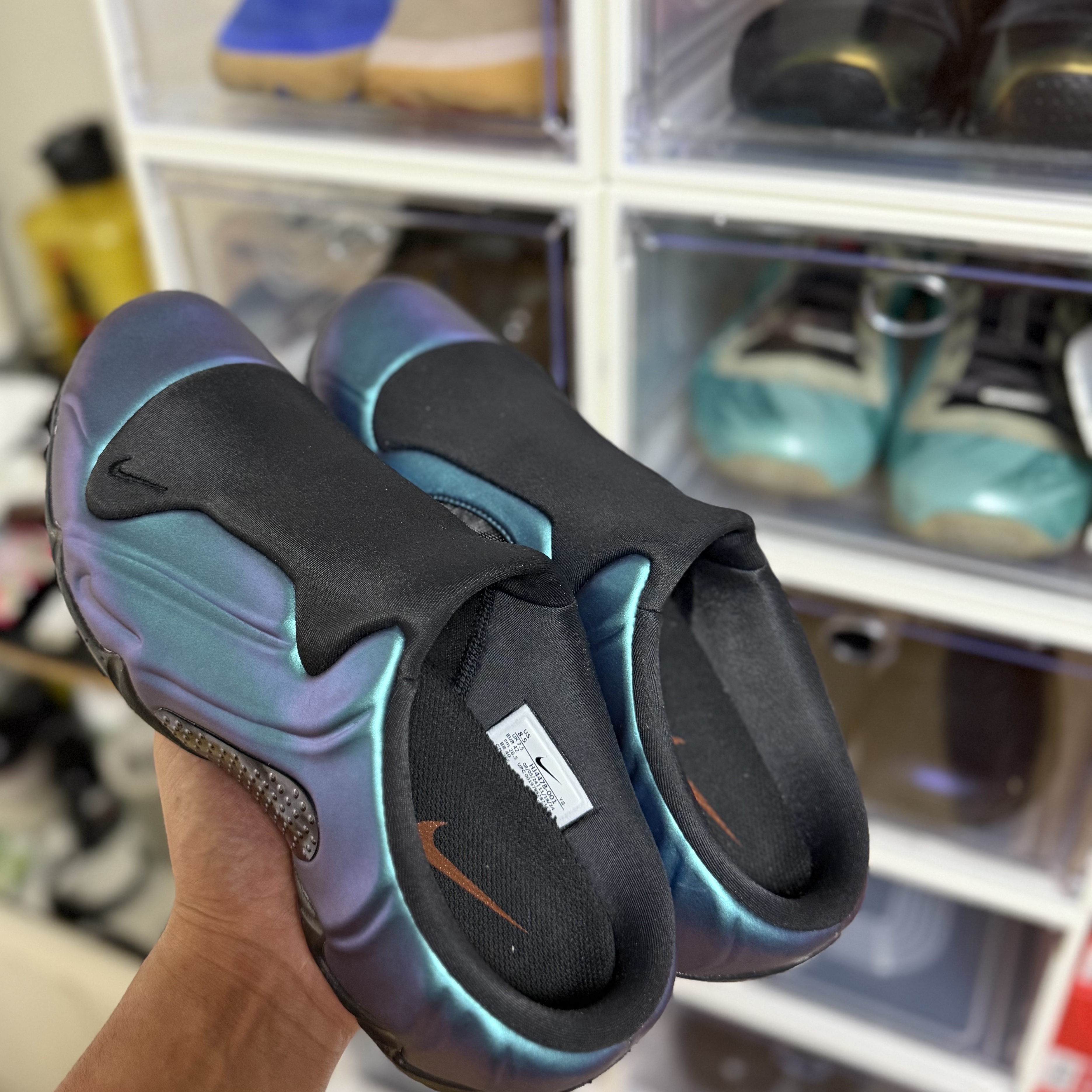 Nike Clogposite Multi Color and Off Noir 착용 스타일