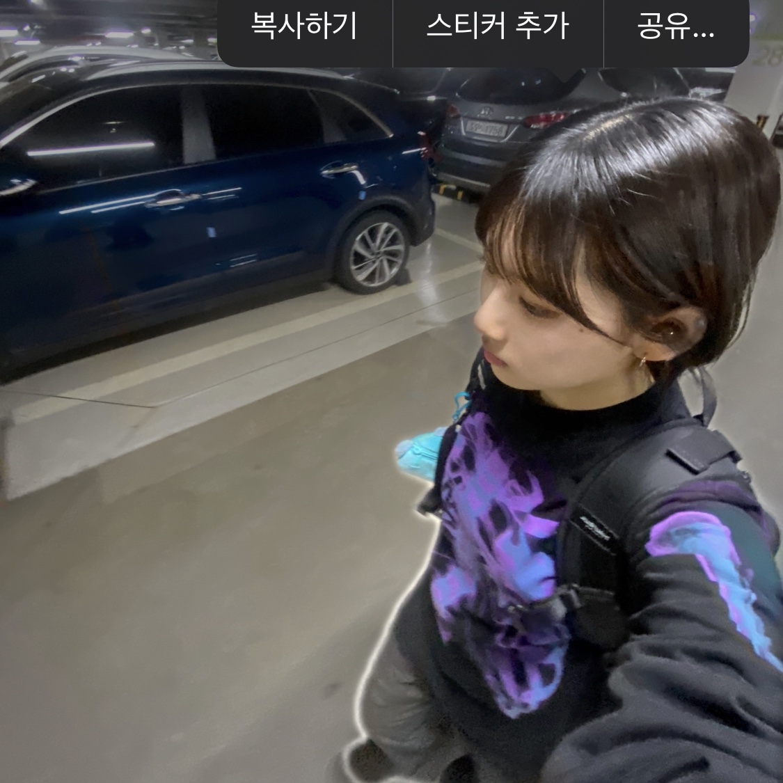 Stussy Rib Cage LS T-Shirt Black 착용 스타일