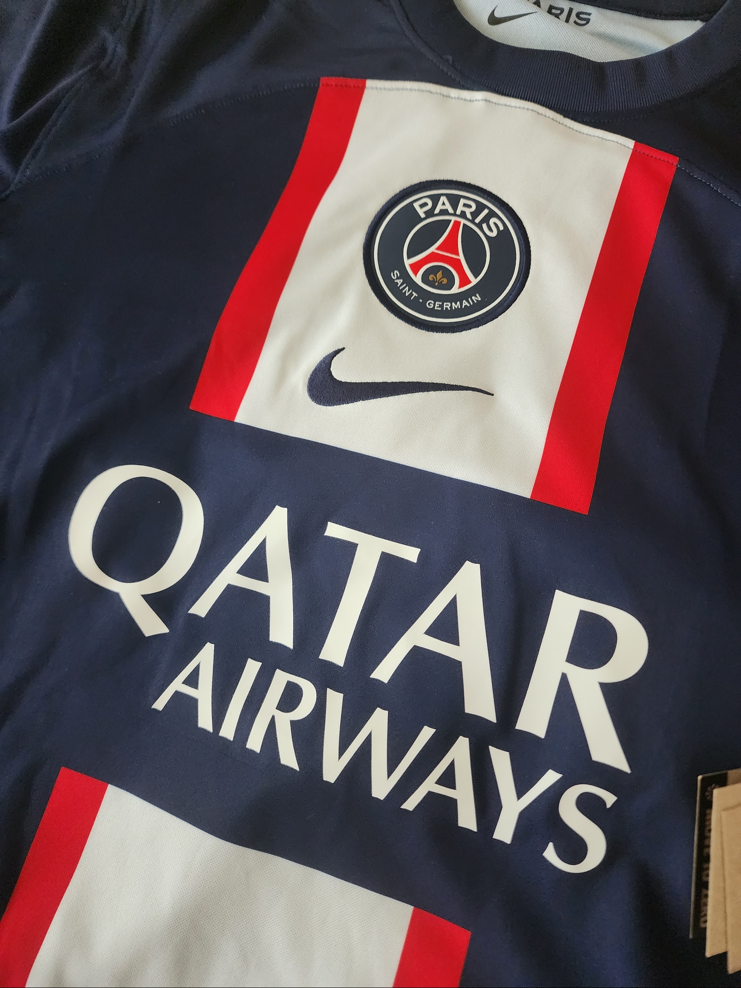 Nike Paris Saint-Germain 2022/23 Dri-Fit Stadium Home Jersey Midnight Navy (Non Marking Ver.) 착용 스타일