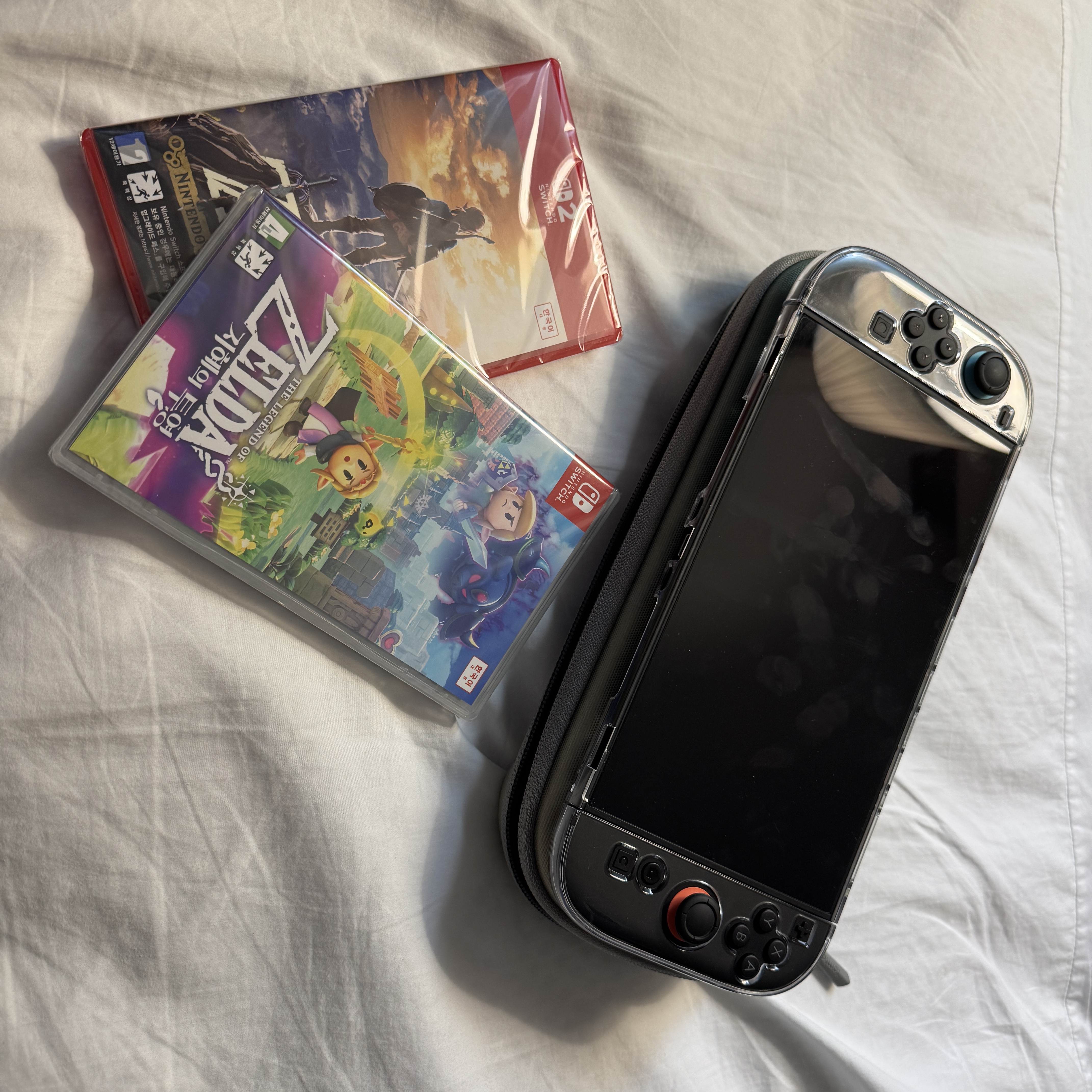 Nintendo Switch 2 Mario Kart World Set (With Software/Korean Ver.), Nintendo Switch 2 Legend of Zelda Breathe of the Wild 착용 스타일