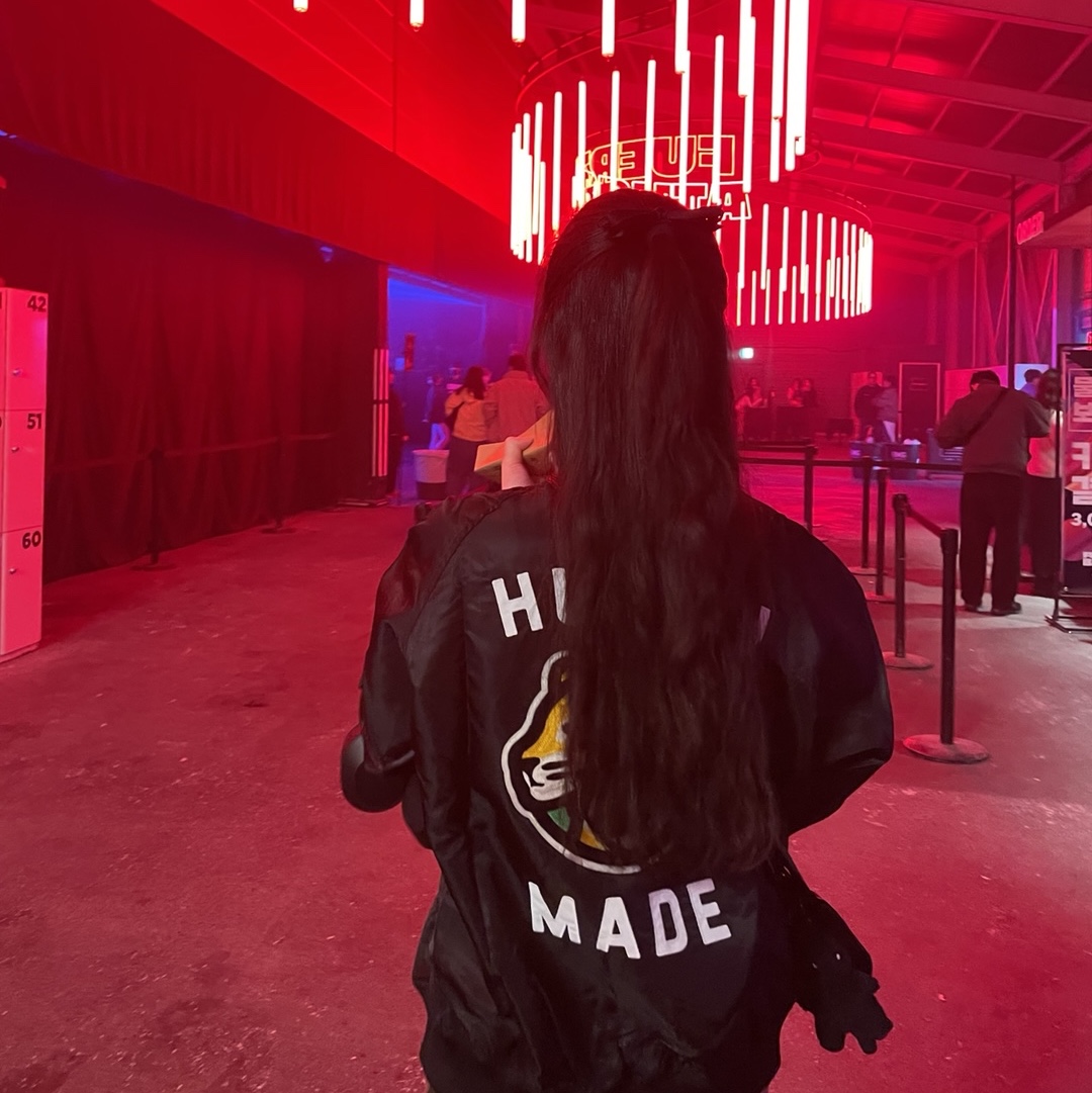 Human Made Nylon Stadium Jacket Black, Fragment x Pokemon INN Thunderbolt Project TBP Mascot Key Ring Zenigame Black 착용 스타일