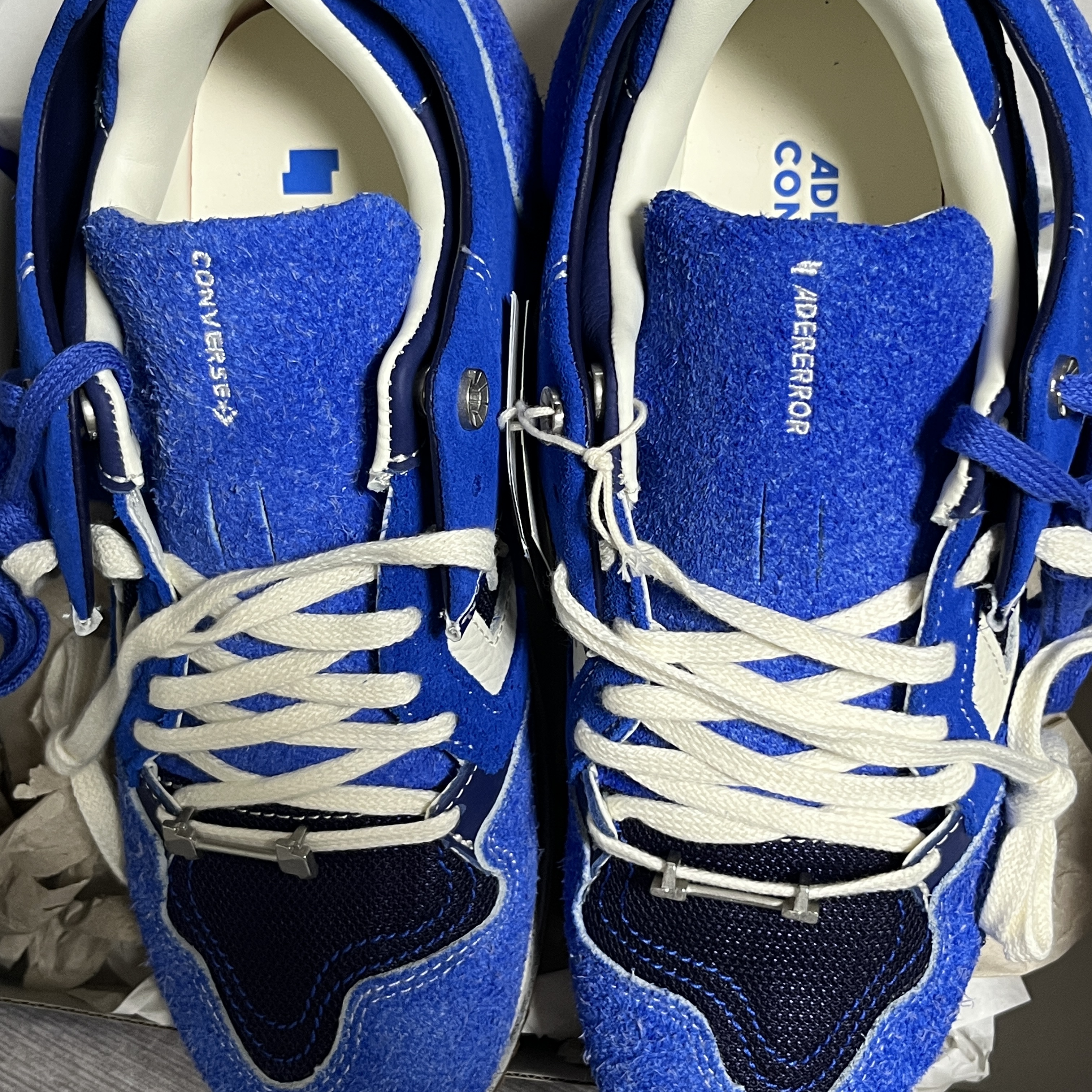Converse x Ader Error Wave Trainer Blue 착용 스타일 - 4