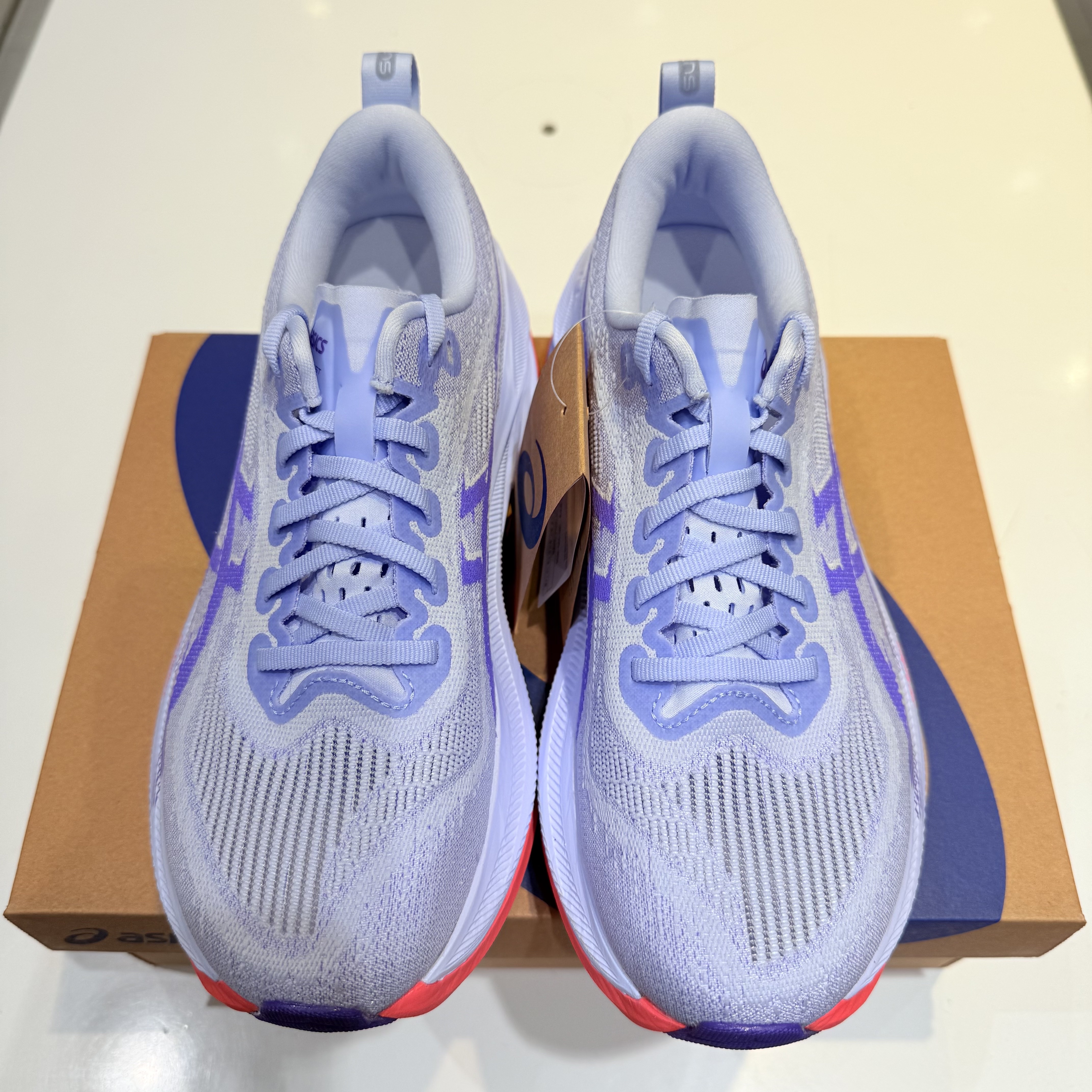 Asics Superblast 2 Blue Fade Edo Purple 착용 스타일 - 1