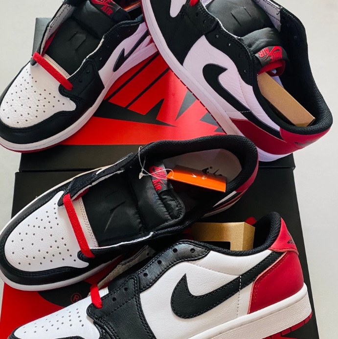 Jordan 1 Retro Low OG Black Toe 착용 스타일