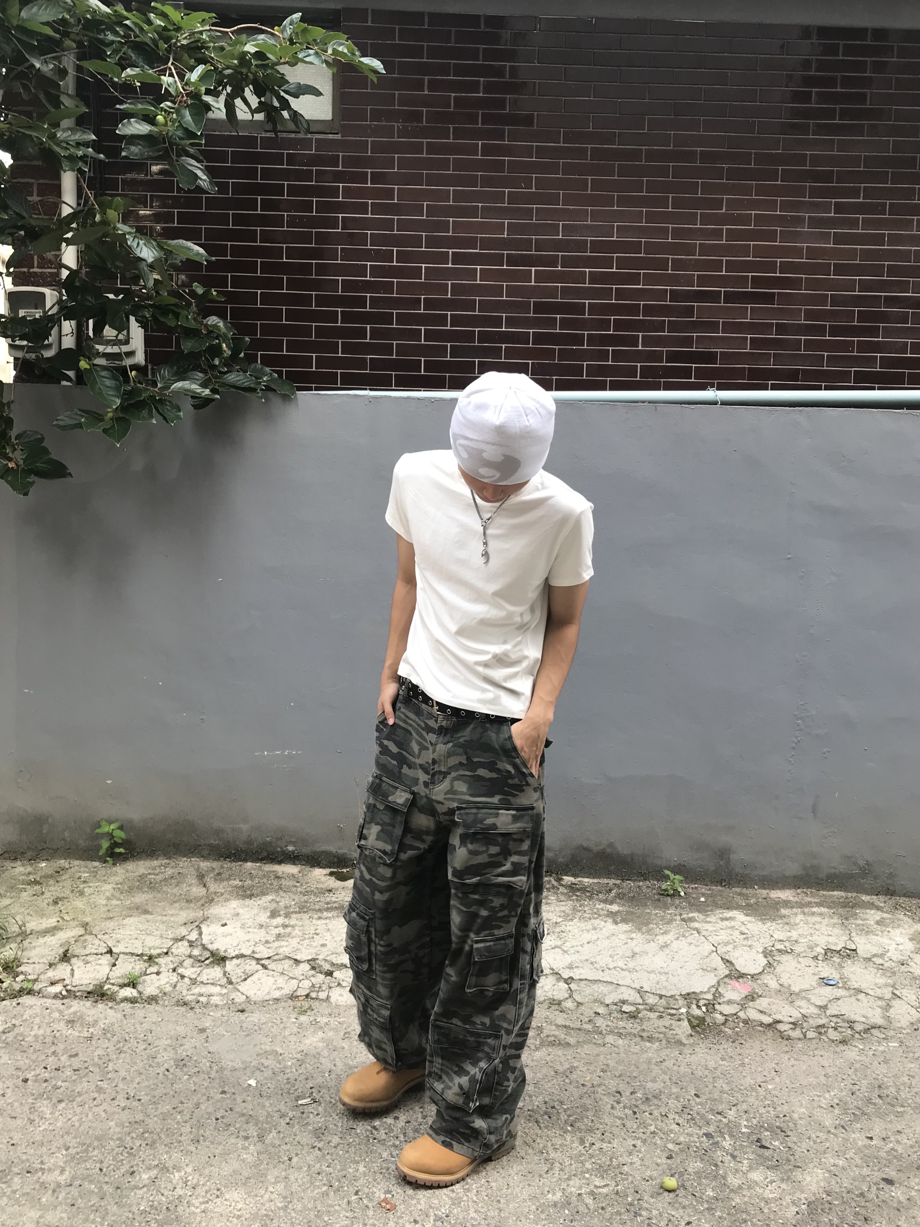 Sansan Gear Logo Beanie White, Timberland Premium 6 inch Waterproof Boot Wheat Nubuck - Wide 착용 스타일 - 1