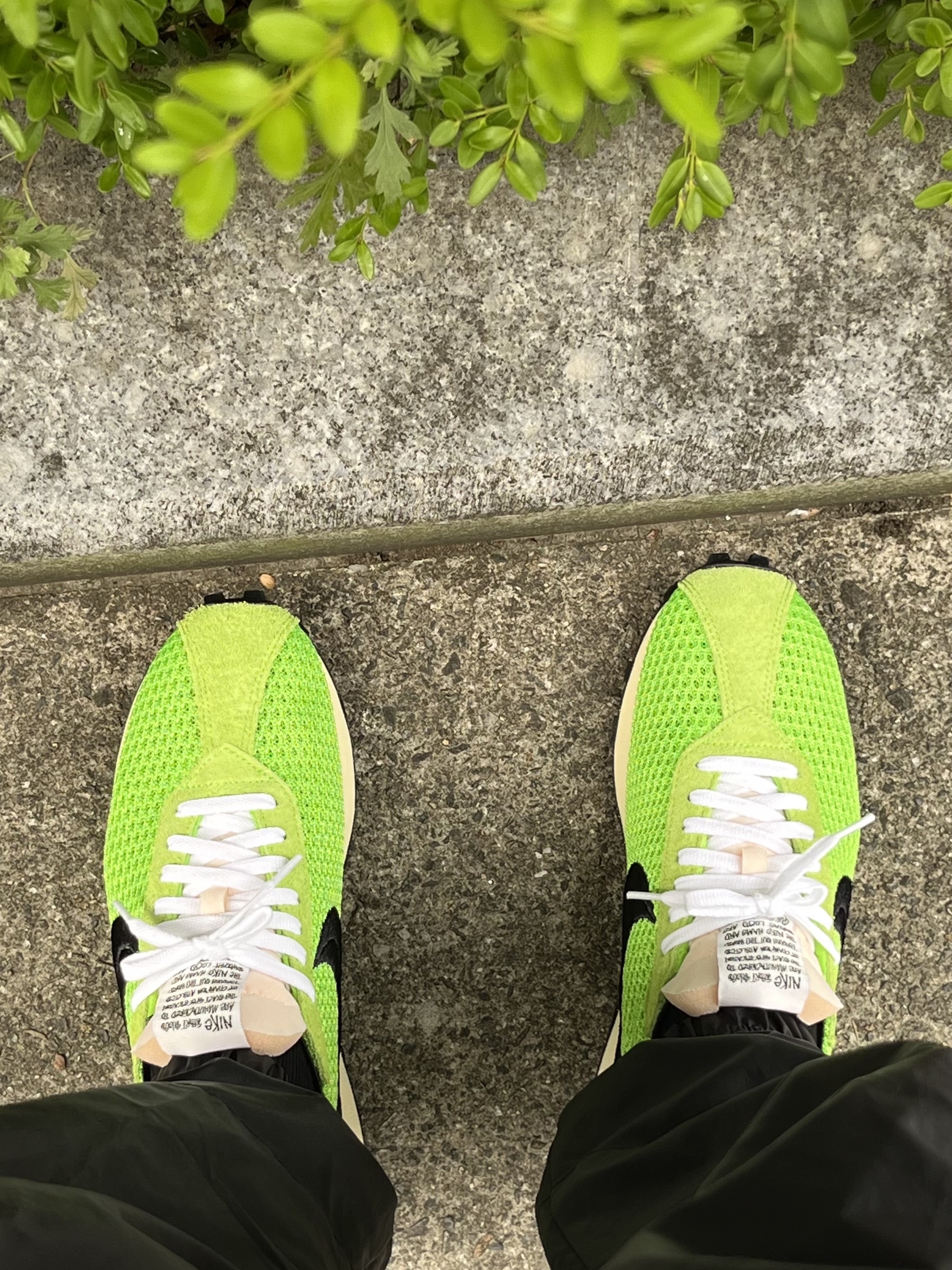 Nike x Stussy LD-1000 SP Action Green and Black 착용 스타일