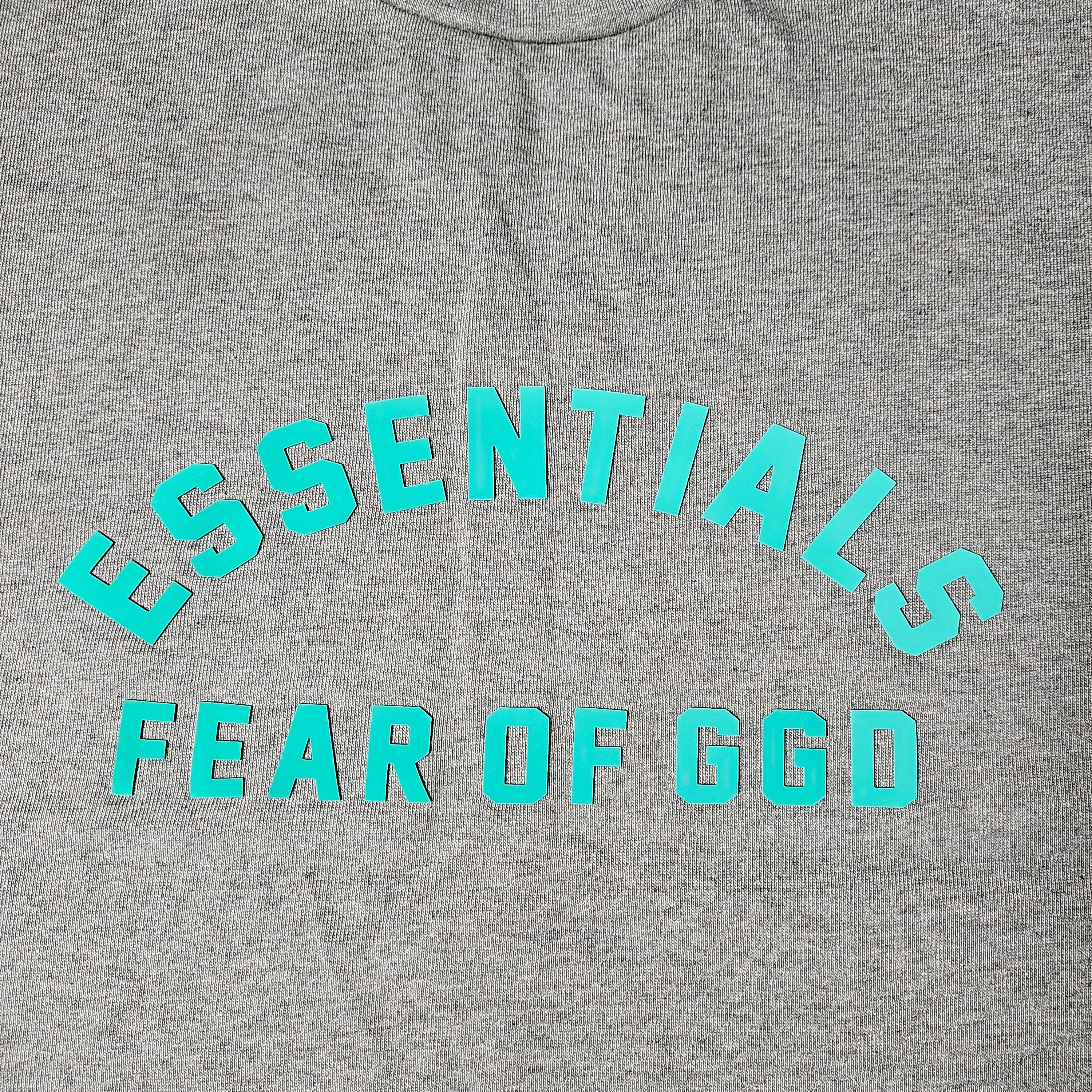 Essentials Heavy Jersey Crewneck T-Shirt Dark Heather Oatmeal - 24SS 착용 스타일 - 2