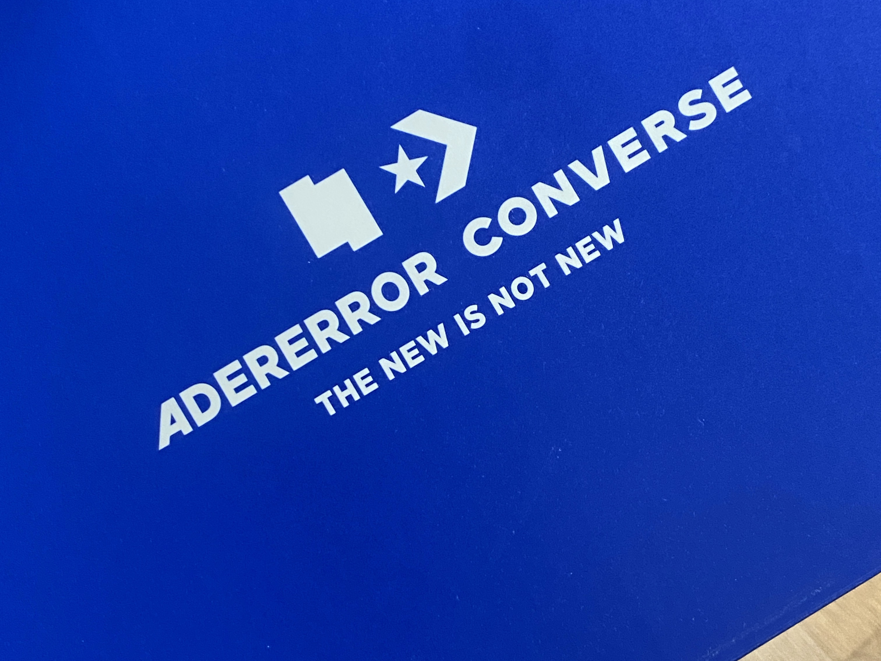 Converse x Ader Error Wave Trainer Blue 착용 스타일 - 1