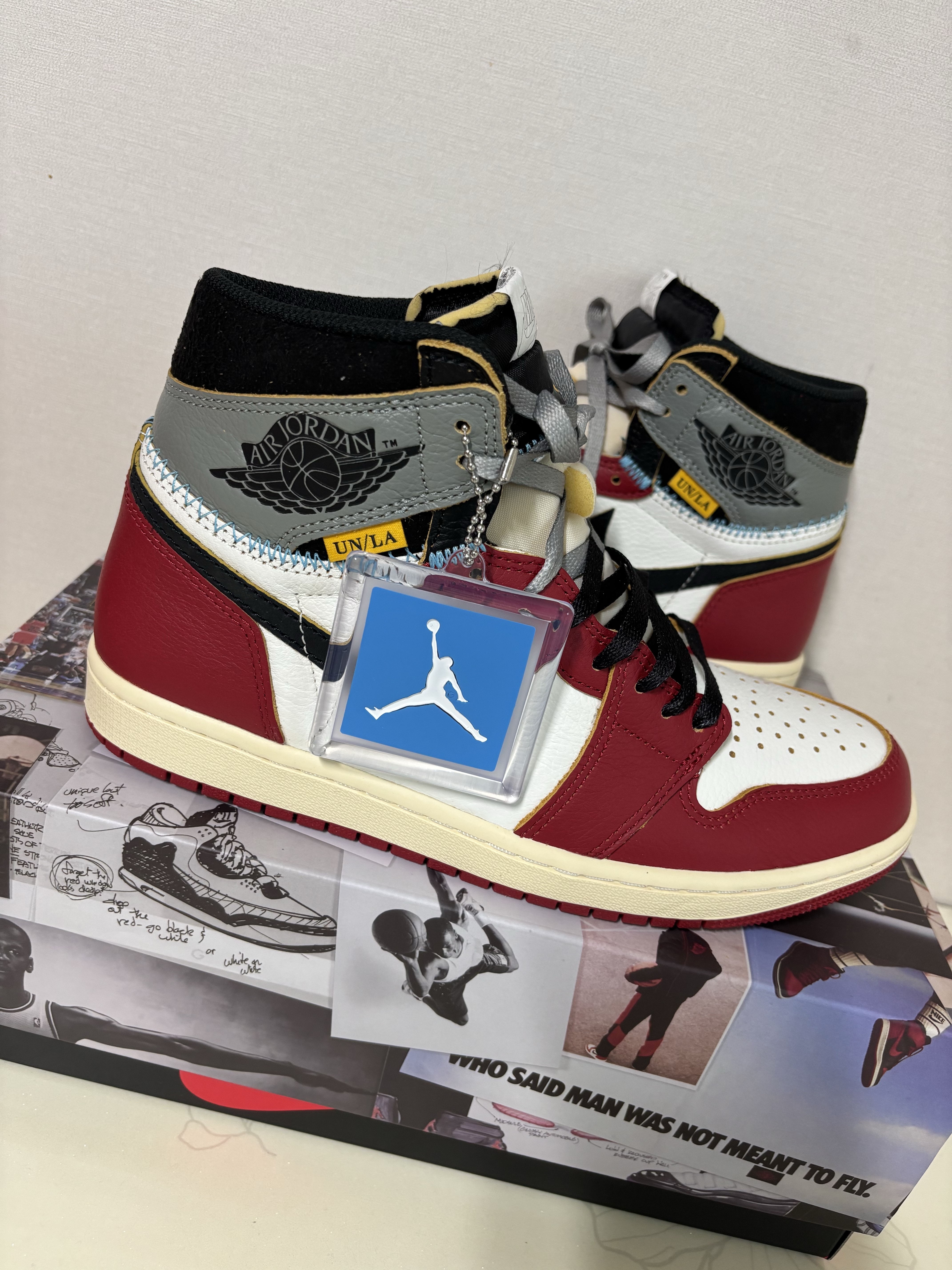 Jordan 1 x Union Retro High OG Chicago Shadow 착용 스타일