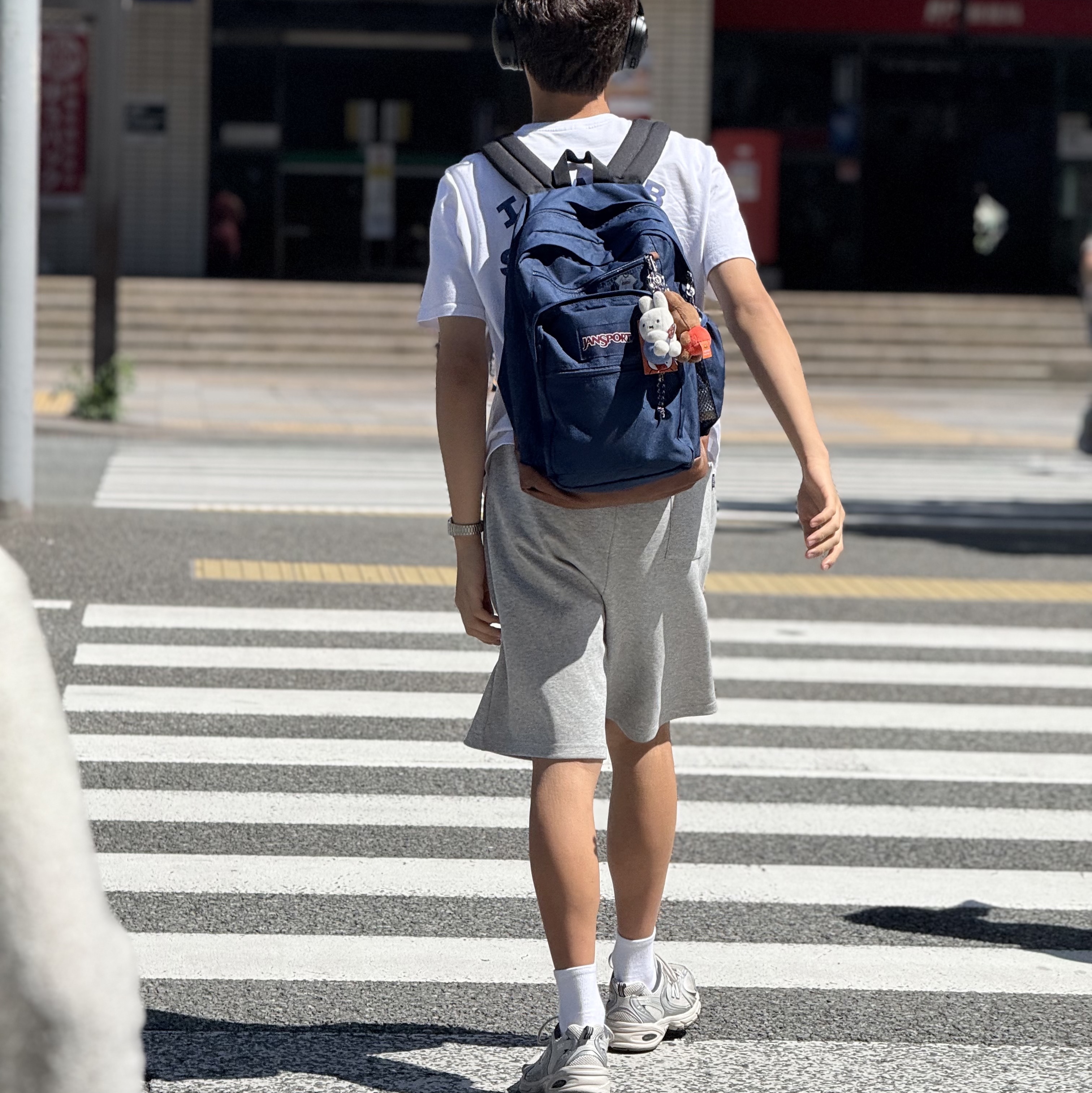 New Balance 530 Steel Grey, Jansport Right Pack Backpack Navy 착용 스타일