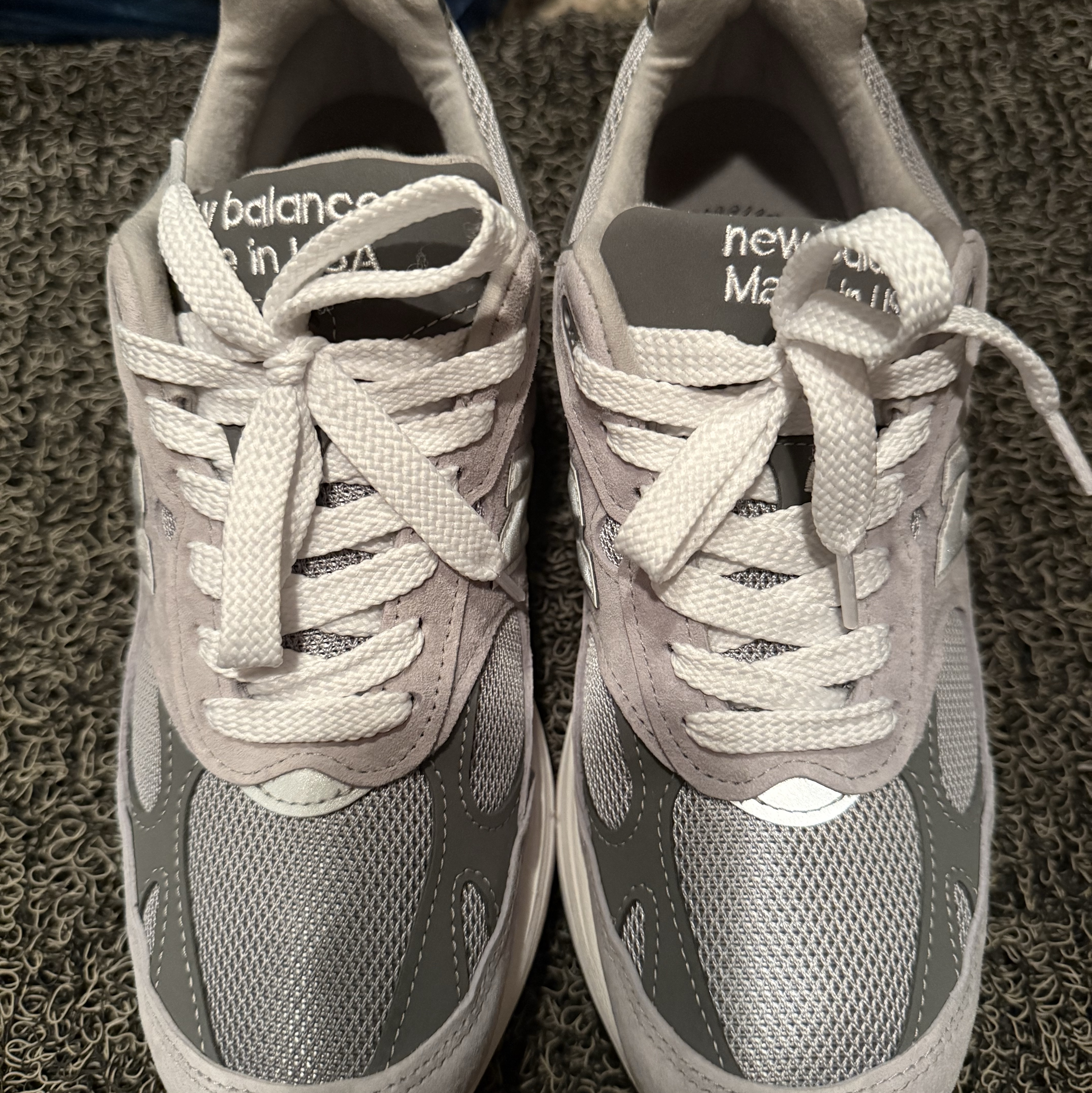 New Balance 993 Made in USA Grey - D Standard 착용 스타일 - 1