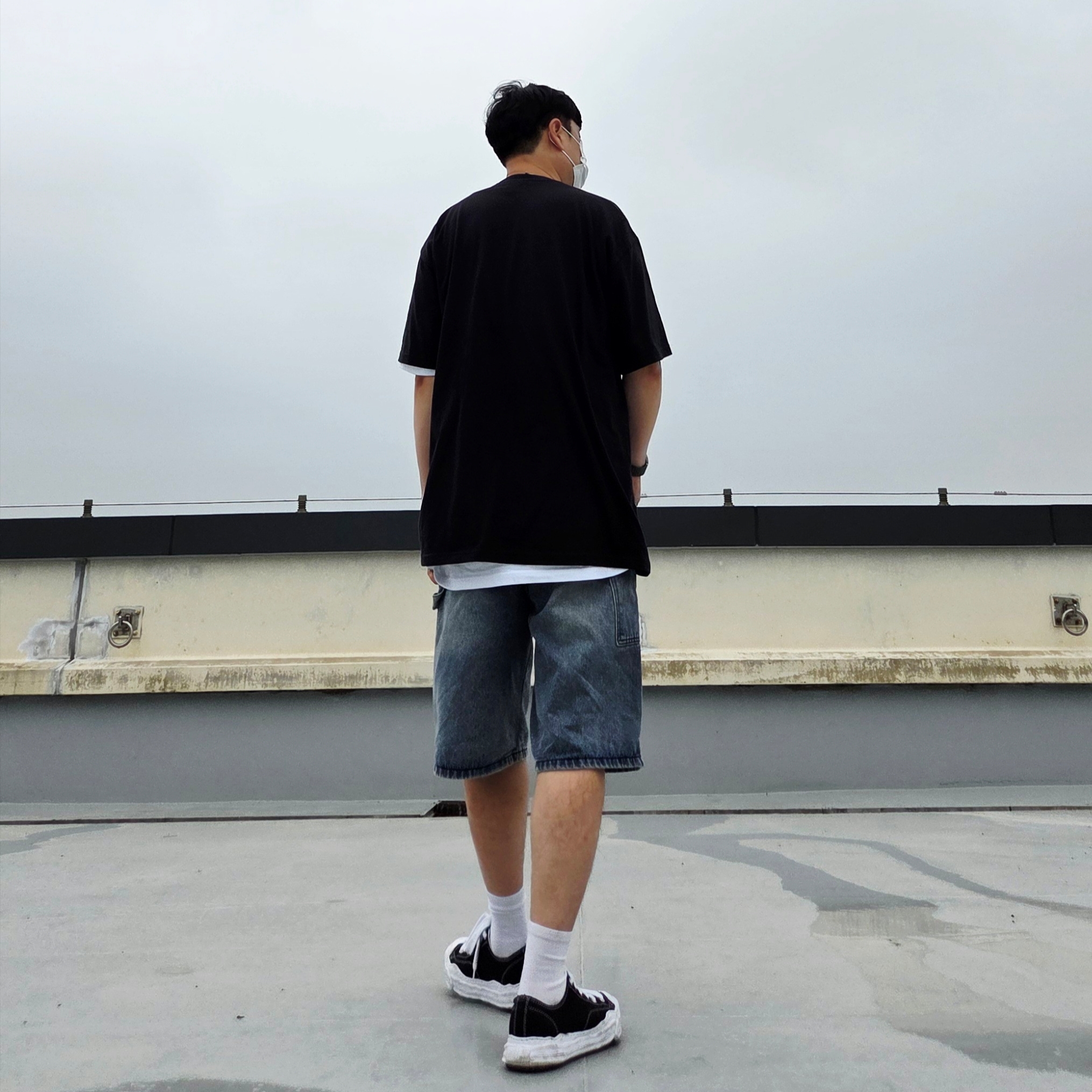 Supreme Announcing T-Shirt Black - 25SS, Gucci Interlocking G Pendant Necklace Silver 착용 스타일 - 6