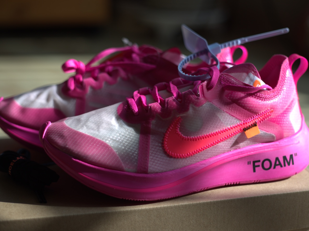 Nike x Off-White Zoom Fly SP Tulip Pink 착용 스타일