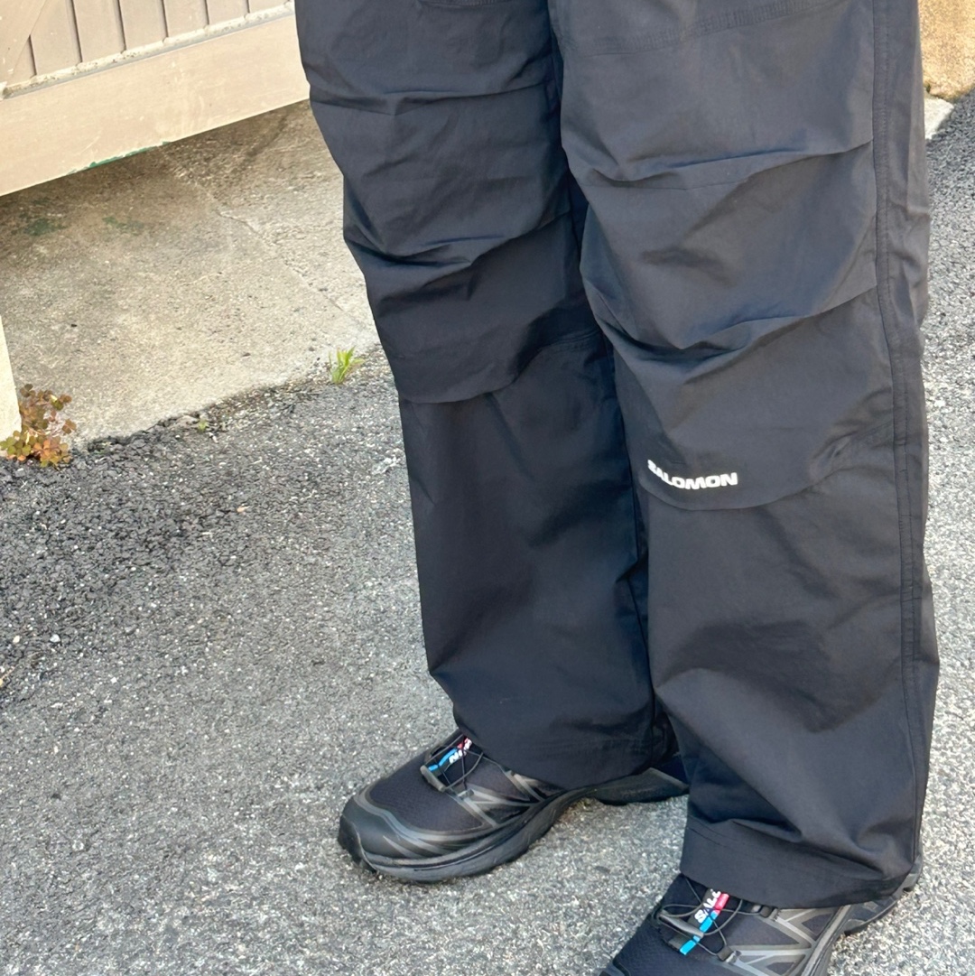 Salomon Pinnacle Pants Black, Salomon XT-6 ADV Black 착용 스타일 - 2