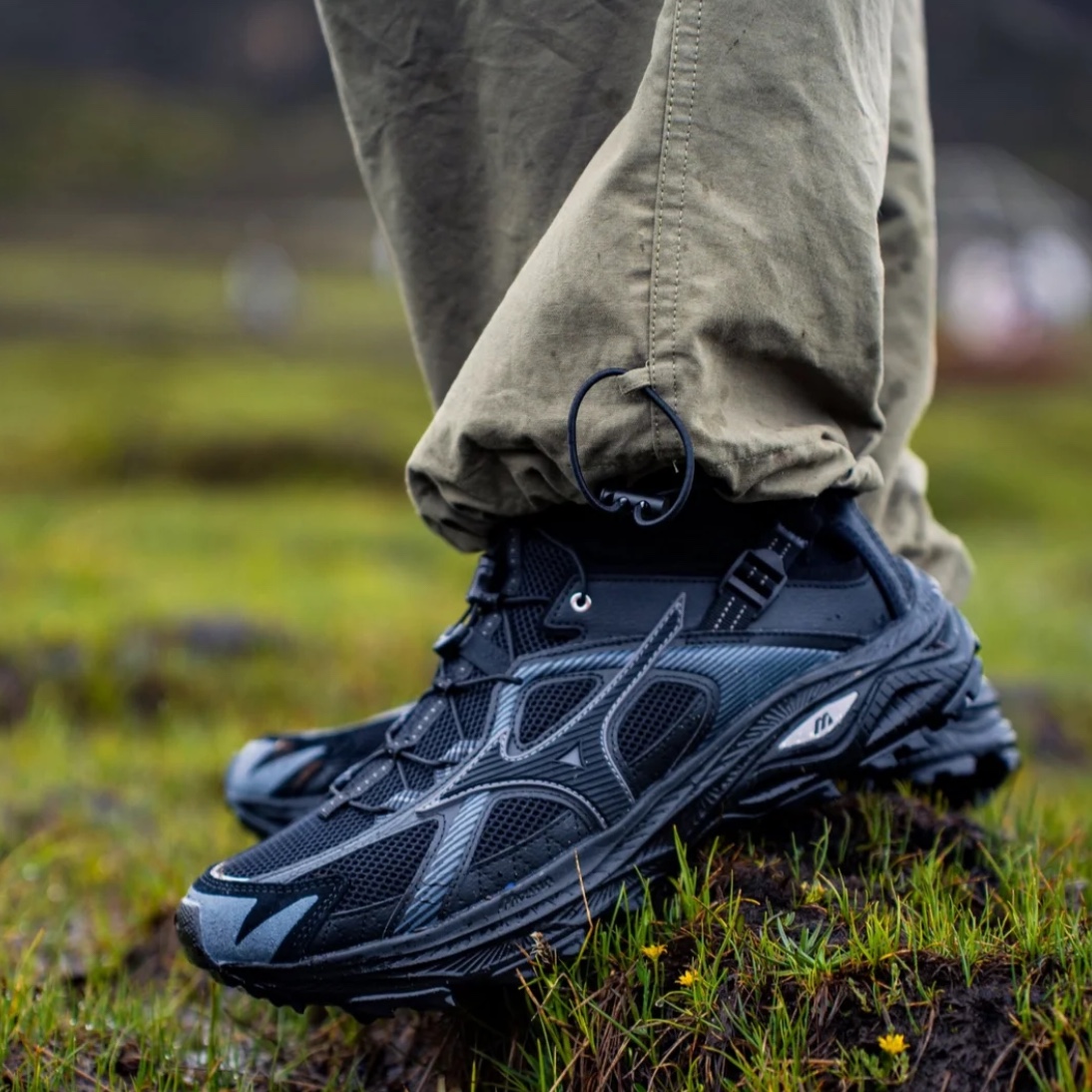 Mizuno Racer Trail SE Black 착용 스타일