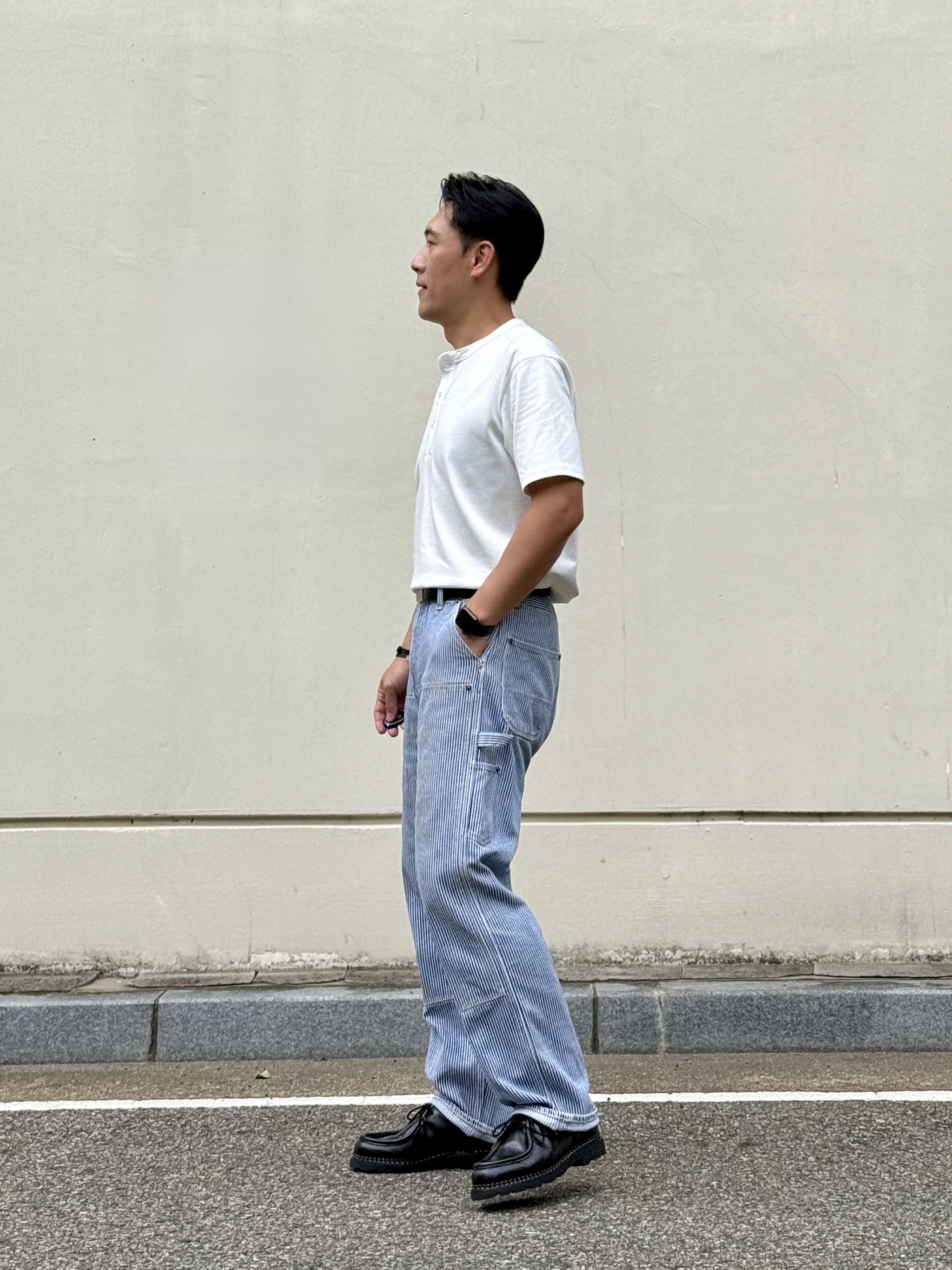 Paraboot Michael Lisse Black 착용 스타일 - 2