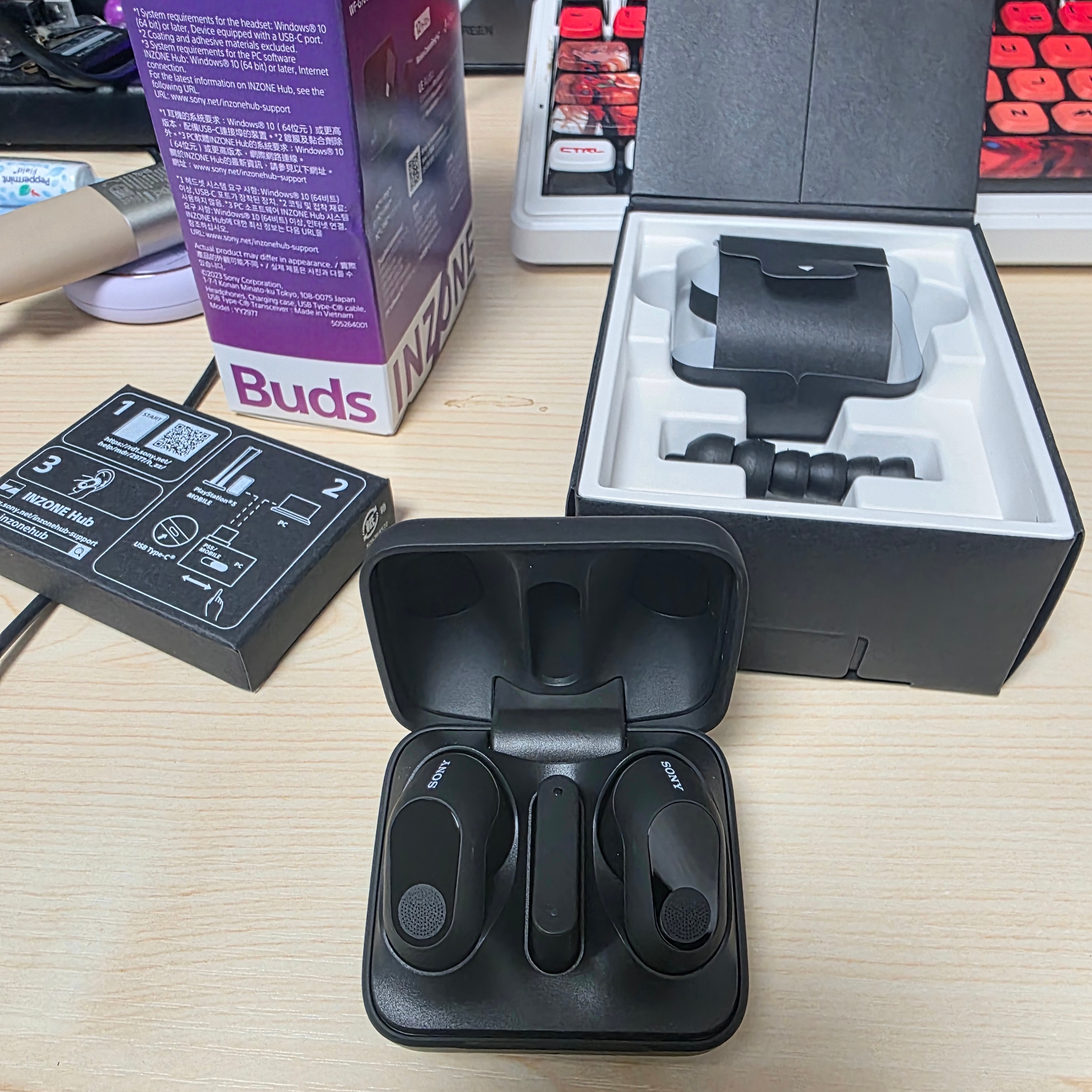 Sony INZONE Buds Black (Sony Korea Ver.) 착용 스타일