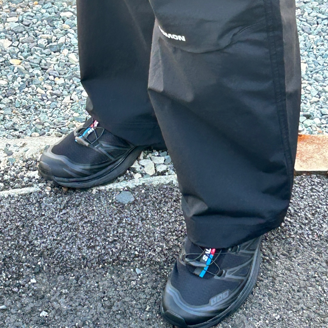 Salomon Pinnacle Pants Black, Salomon XT-6 ADV Black 착용 스타일 - 1