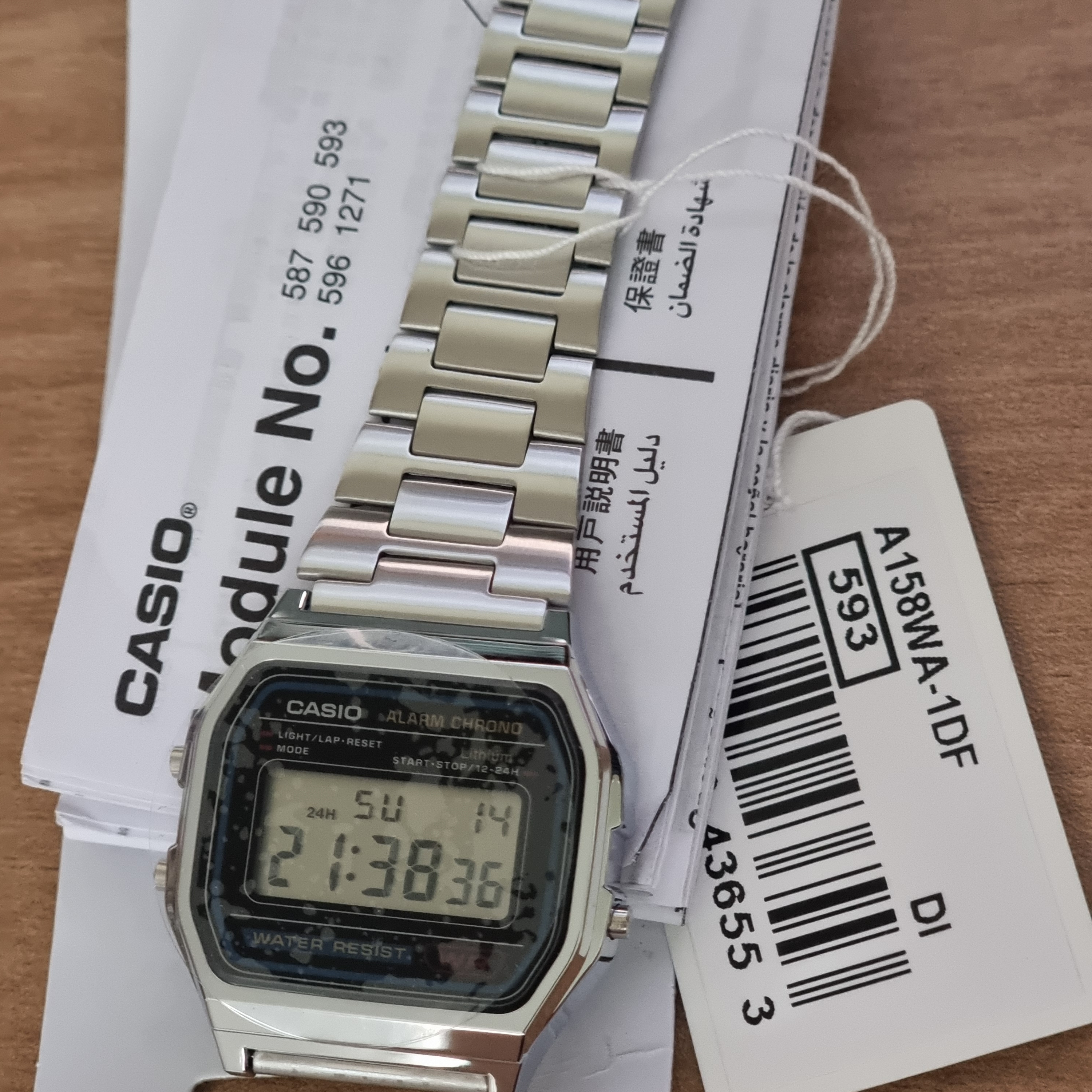 Casio A-158WA-1 착용 스타일 - 2
