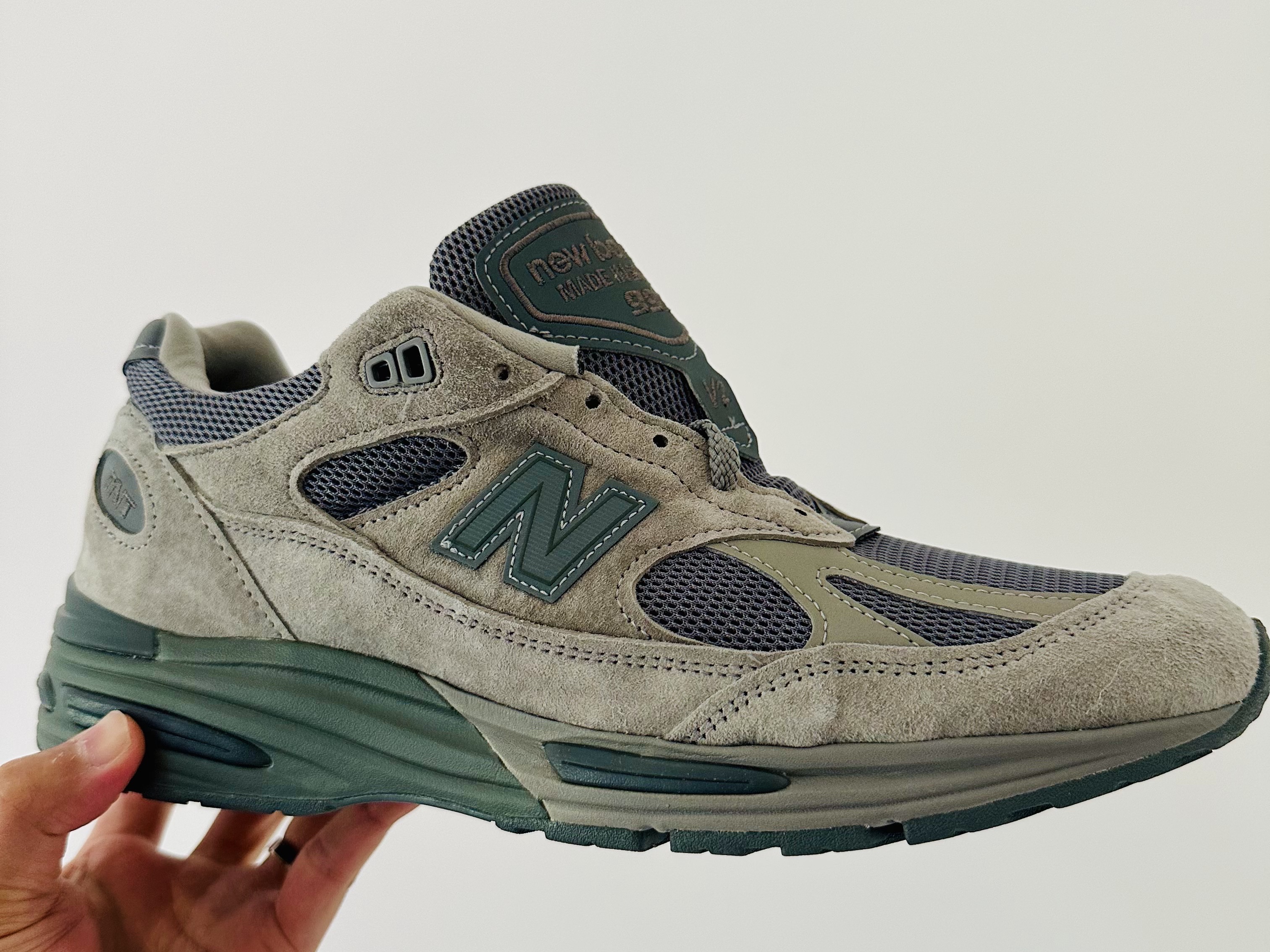 New Balance x Thisisneverthat 991v2 Made in UK Grey 착용 스타일