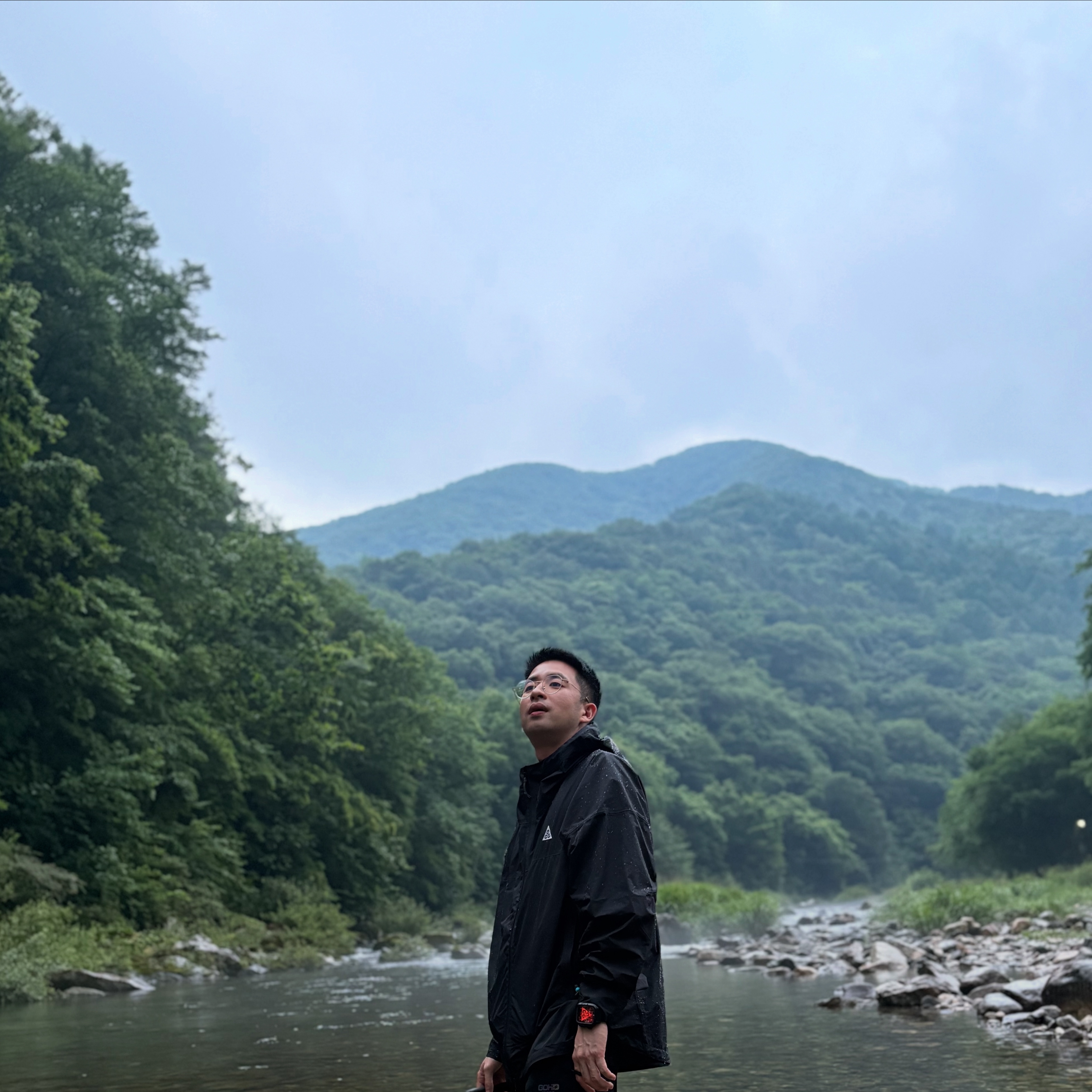 Nike ACG Morpho Storm-Fit ADV Rain Jacket Black - Asia 착용 스타일