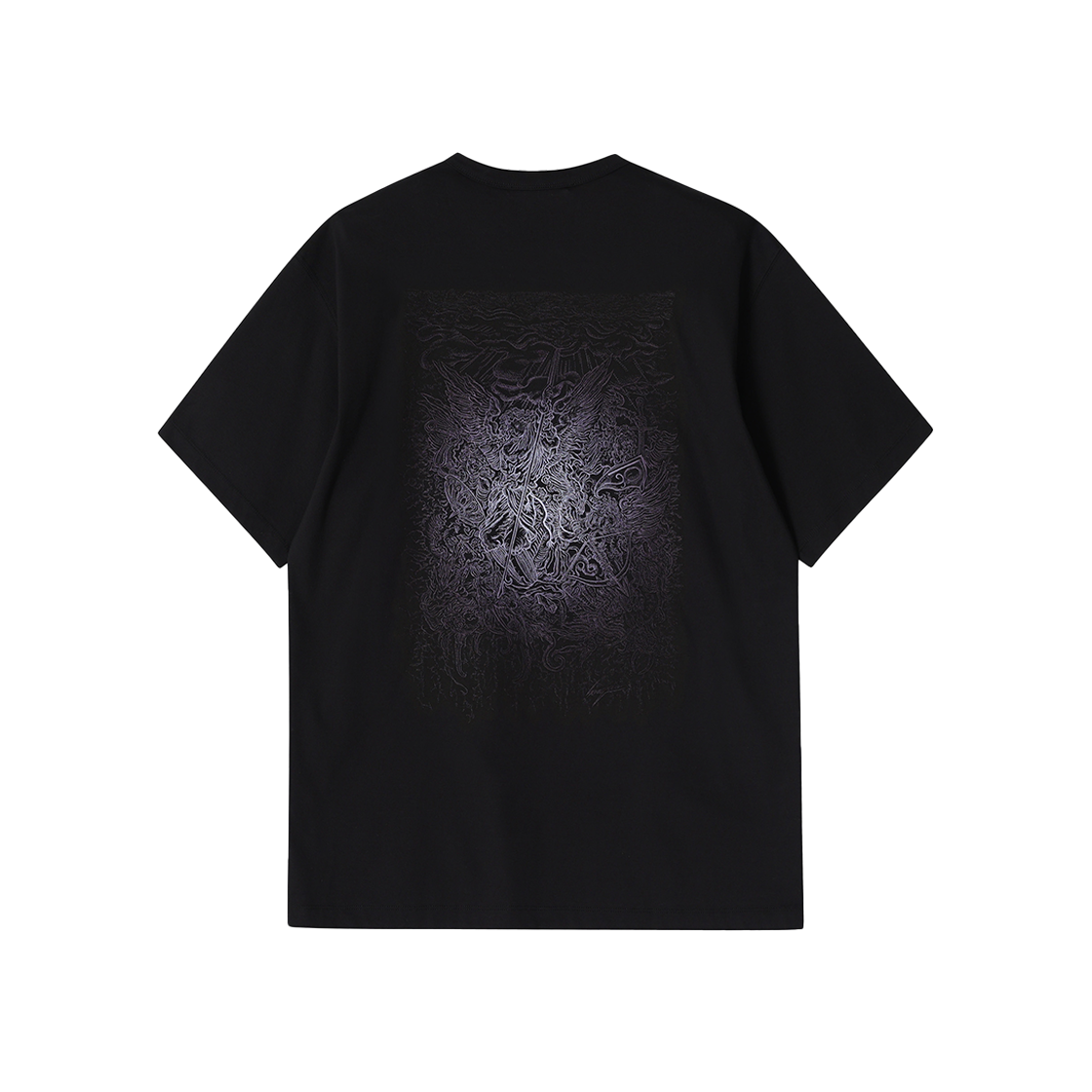 송지오 컬렉션 엔젤 엠브로이드 티셔츠 블랙